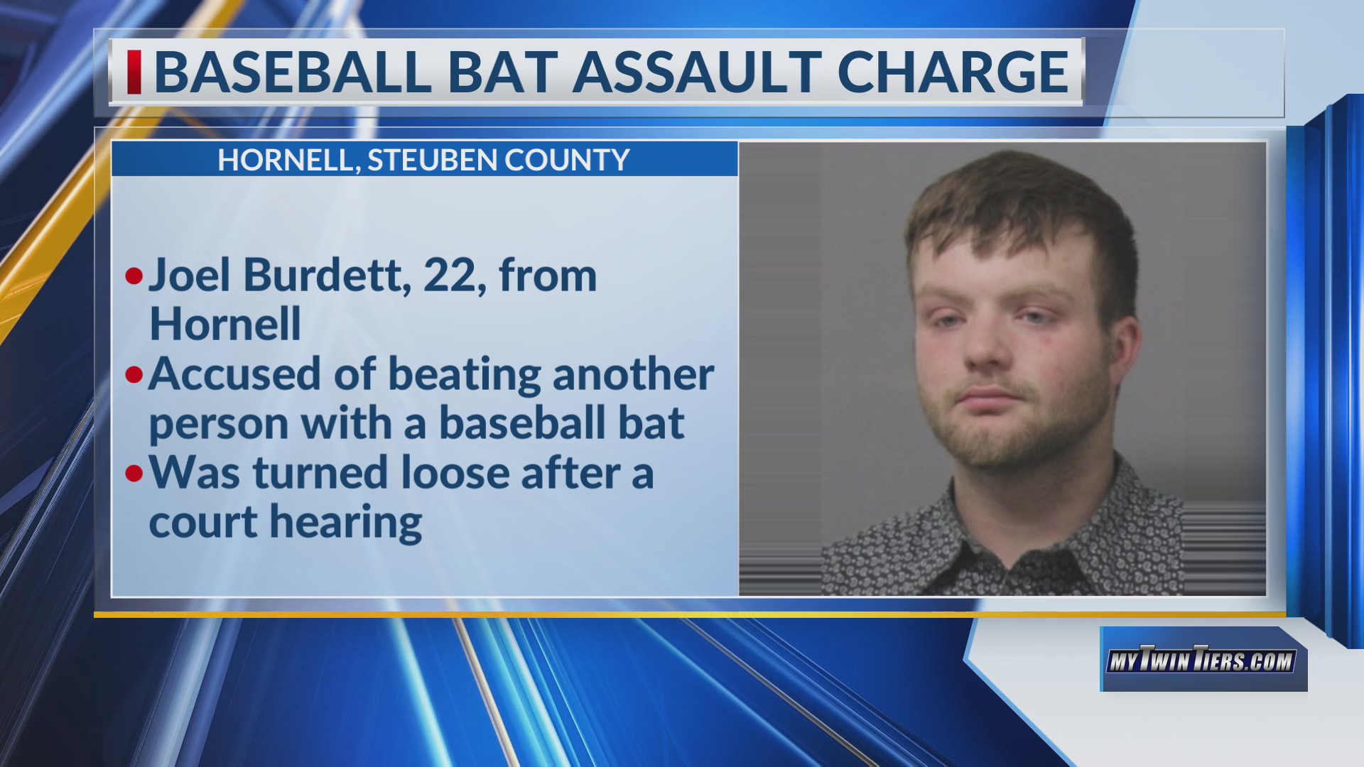 Hornell man arrested after alleged assault with baseball bat – WETM ...