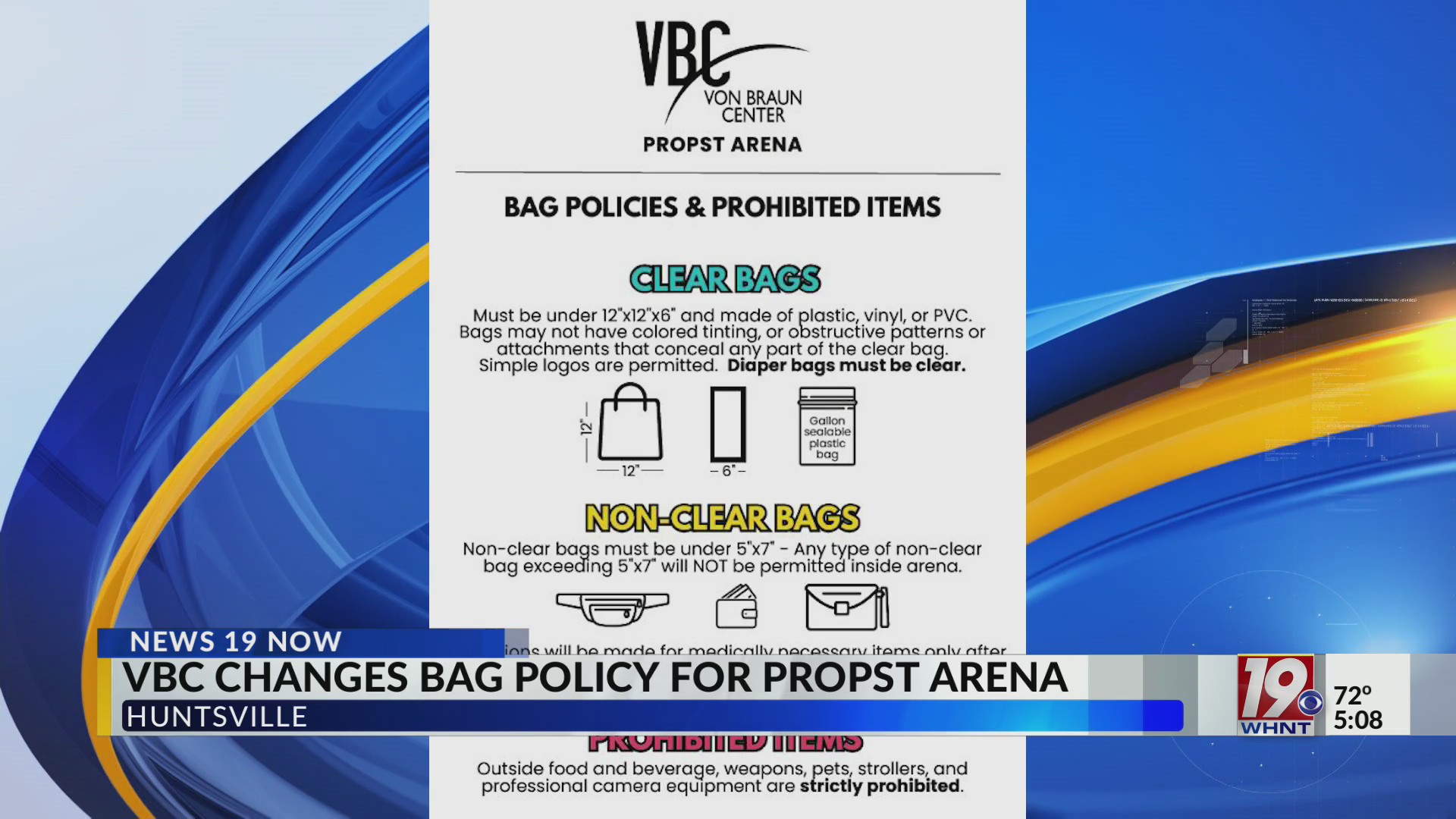 Propst Arena Bag Policy For Concerts