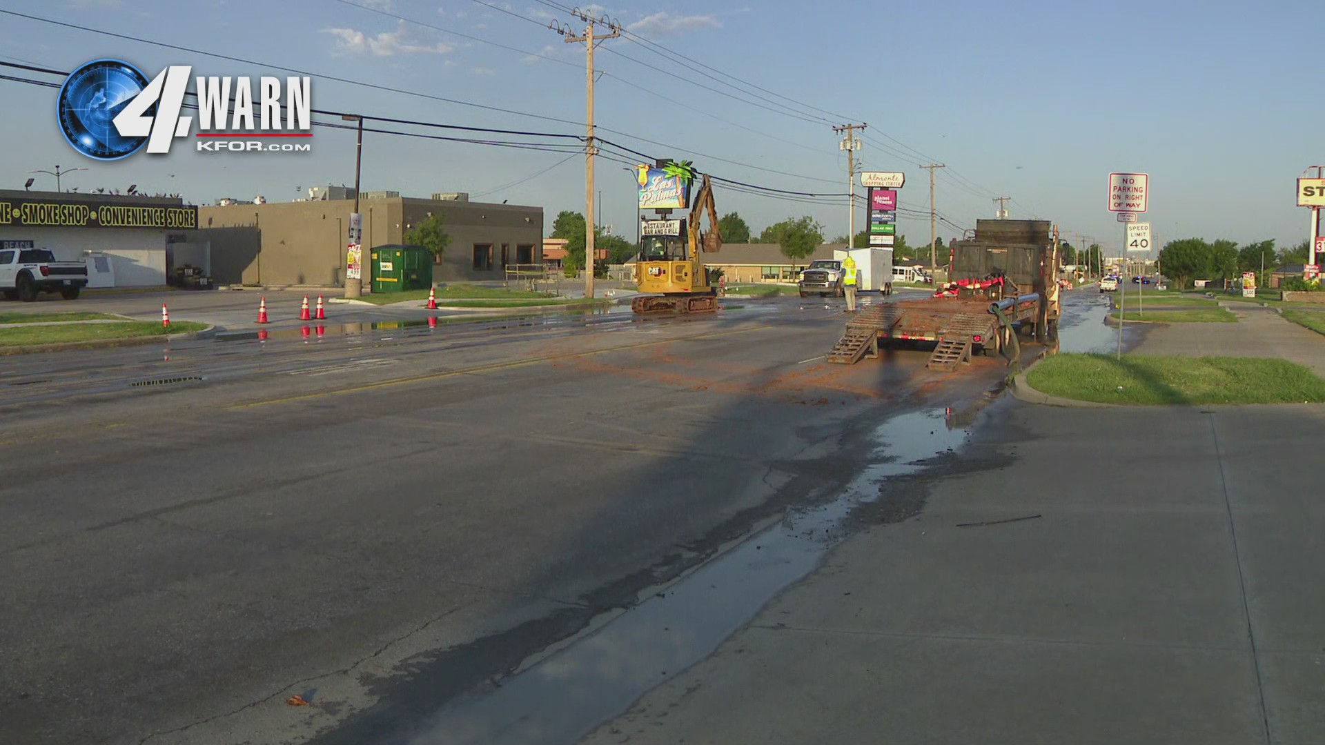 Crews respond to water main break in SW Oklahoma City – KFOR.com ...