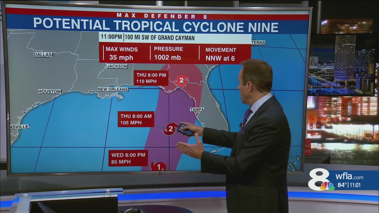 Jeff Berardelli 11 p.m. tropics update WSPA 7NEWS
