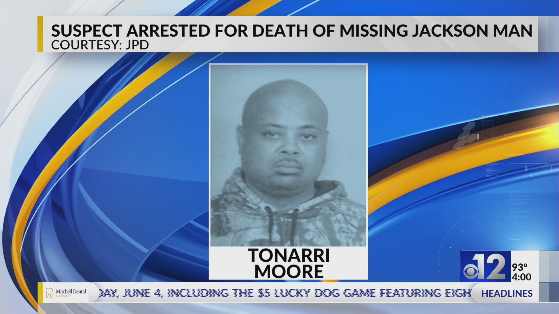 Suspect arrested for death of missing Jackson man – WJTV