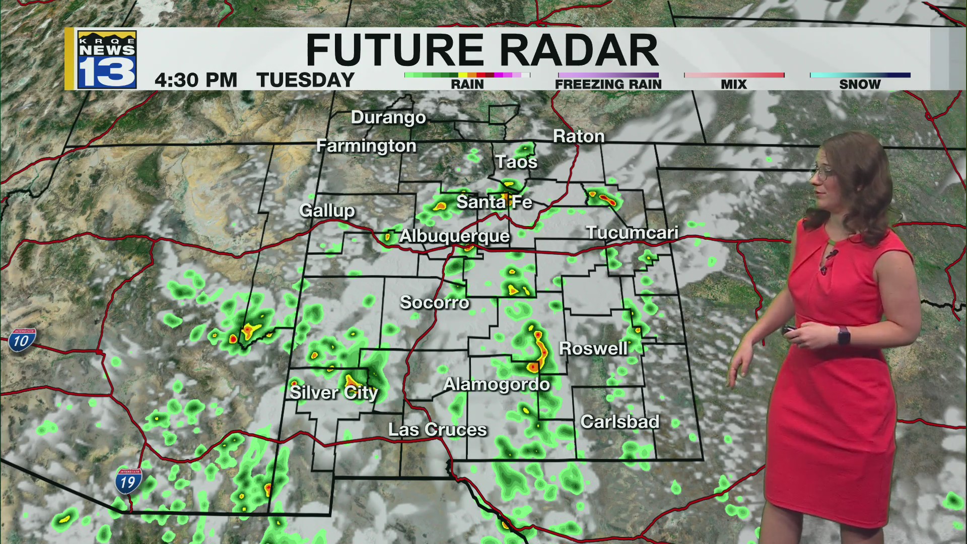 Rain chances continuing for New Mexico this week – KRQE NEWS 13 ...