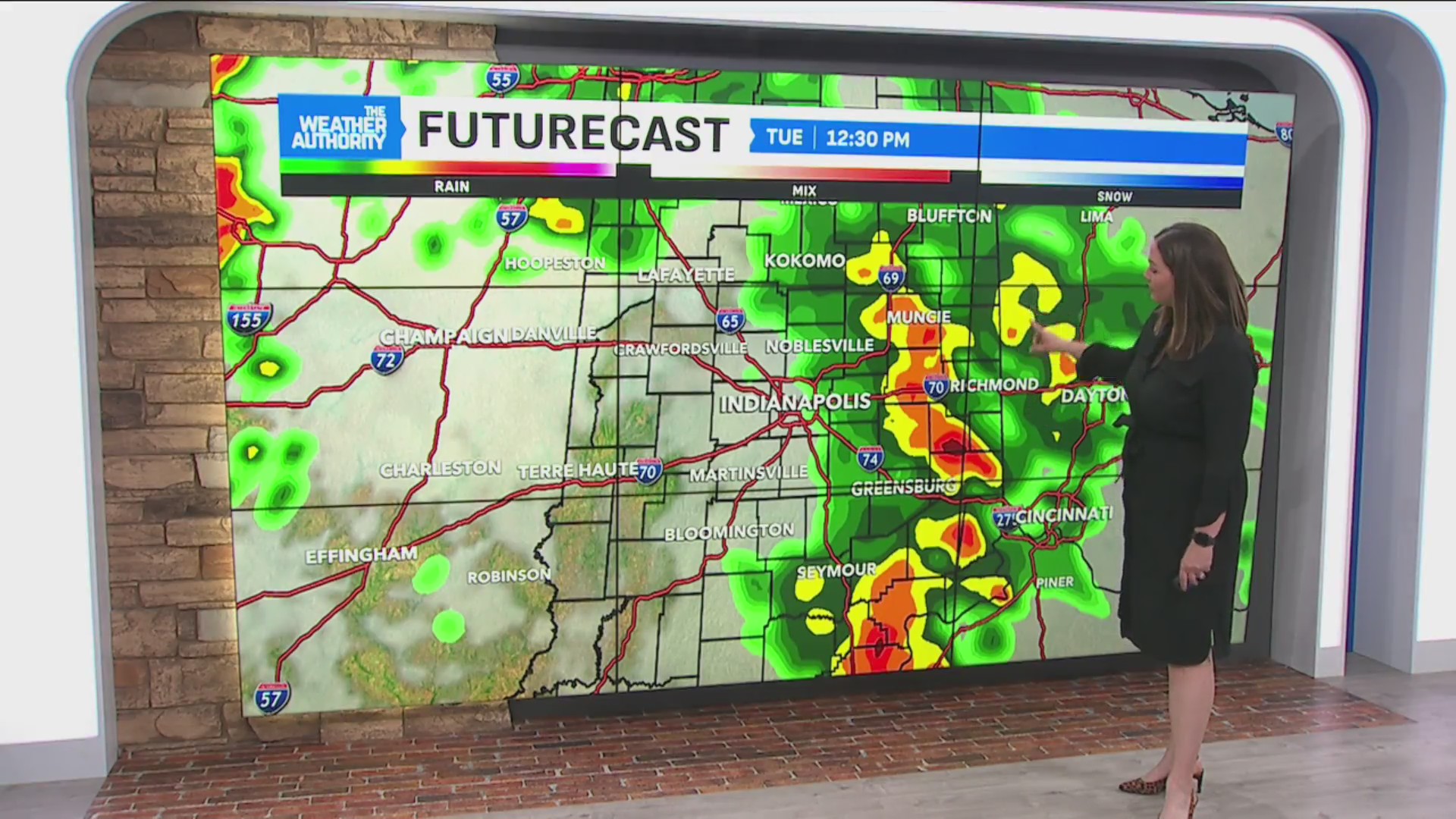 Tracking showers and storms today; cooling off midweek – Fox 59