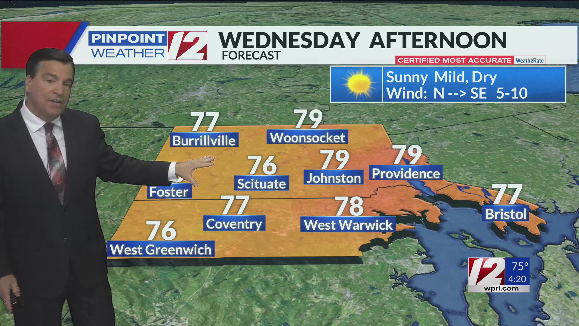 WPRI 12 Weather Forecast 9/10/24 Dry Next 7 Days – WPRI.com