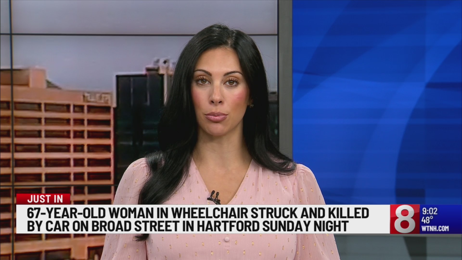 Woman in wheelchair struck and killed by car in Hartford – WTNH.com