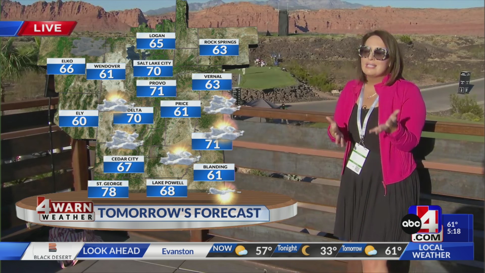 Clear skies and pleasant temperatures leading into the weekend – ABC4 Utah