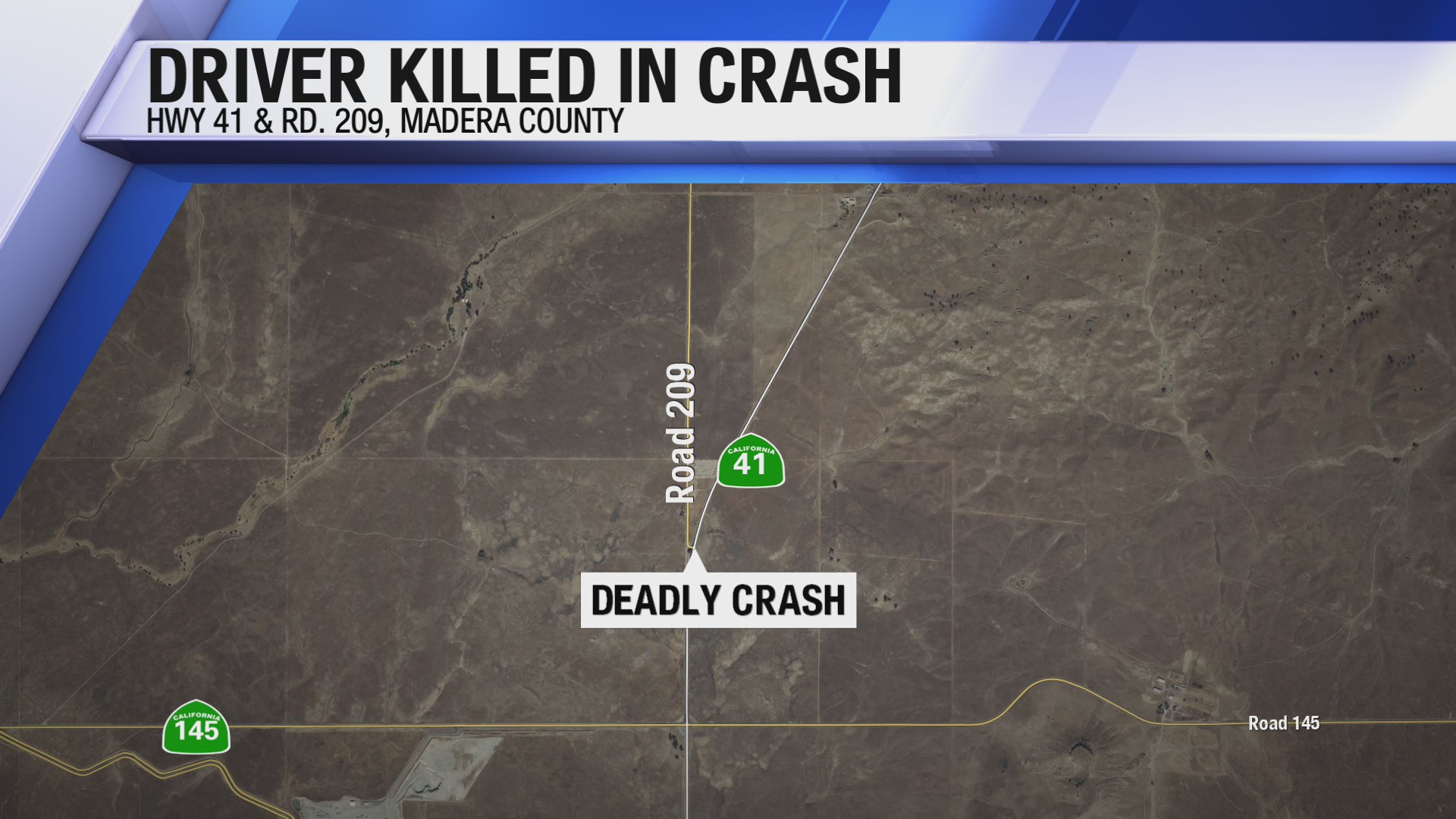 55-year-old Coarsegold resident killed in Hwy 41 crash – CBS47 and ...