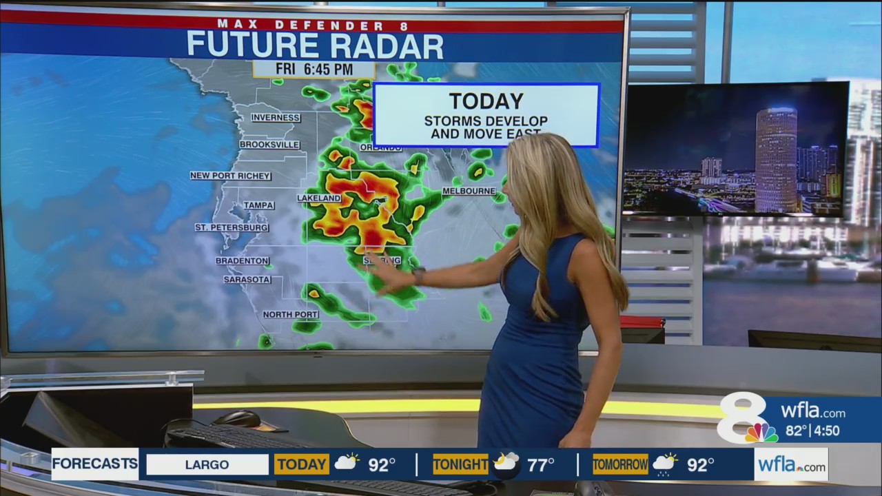 Summer pattern with afternoon storms in place through the weekend – WFLA