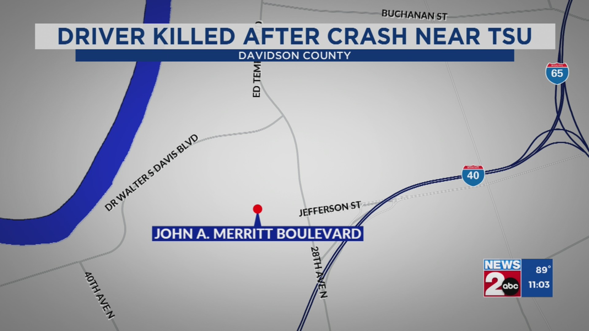 Man dead after crash near TSU’s campus – WKRN News 2