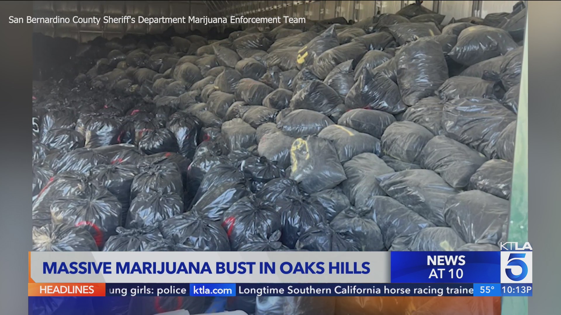 Massive cannabis bust in San Bernardino County – KTLA
