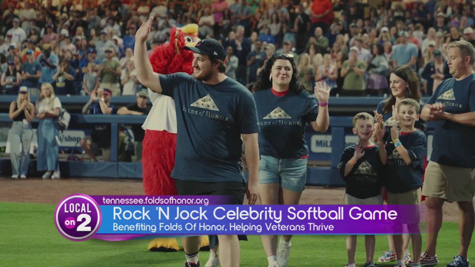 Softball Jock Box Folds Of Honor: Rock ‘N Jock Celebrity Softball Game – WKRN News 2
