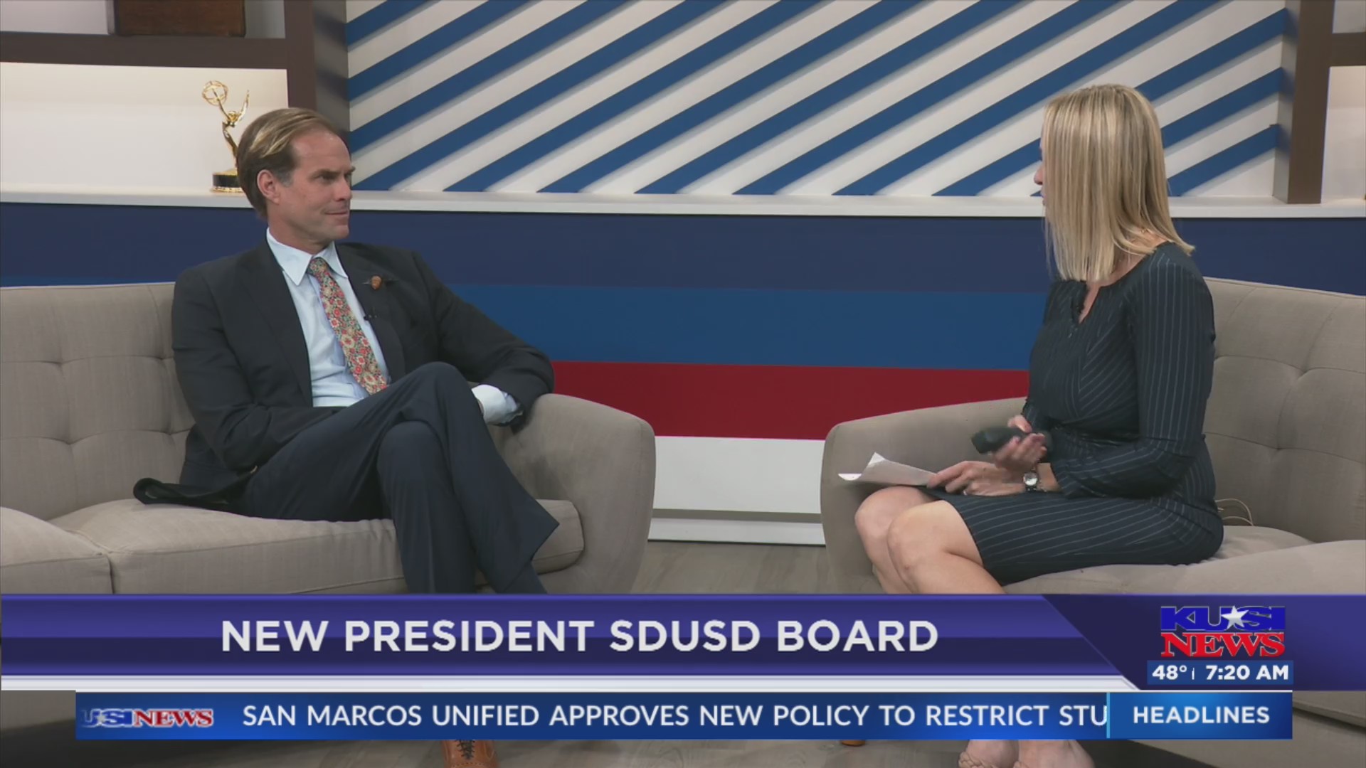 Navigation Board New SDUSD Board President speaks on new role – FOX 5 San Diego & KUSI News