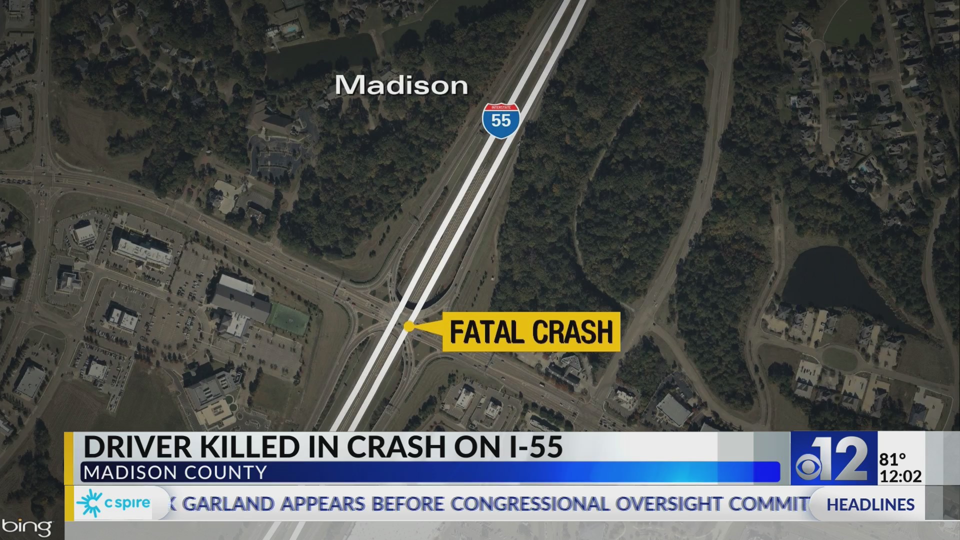 Driver killed in crash on I-55 in Madison – WJTV