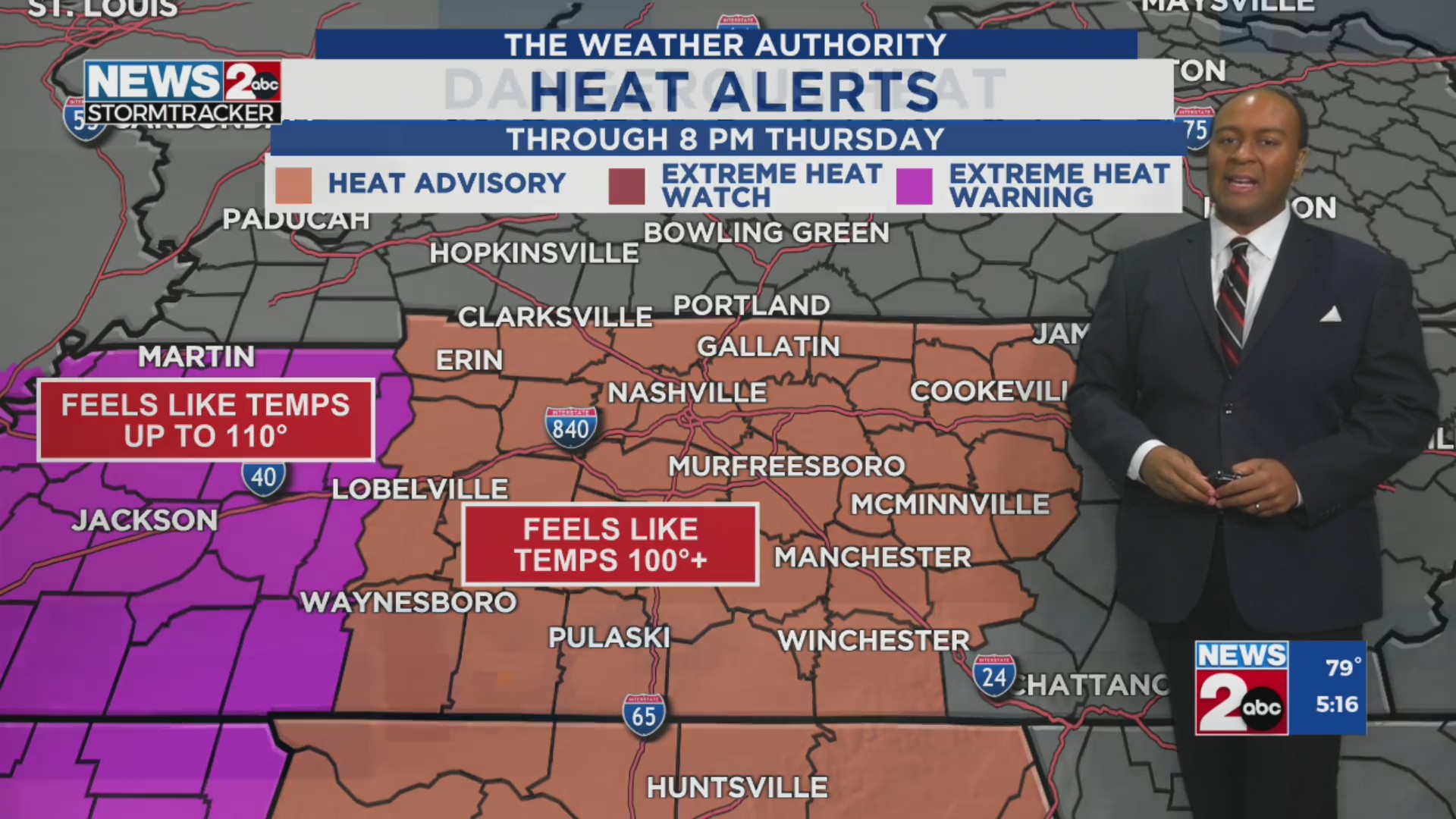 July 31, 2025 Morning Forecast – WKRN News 2
