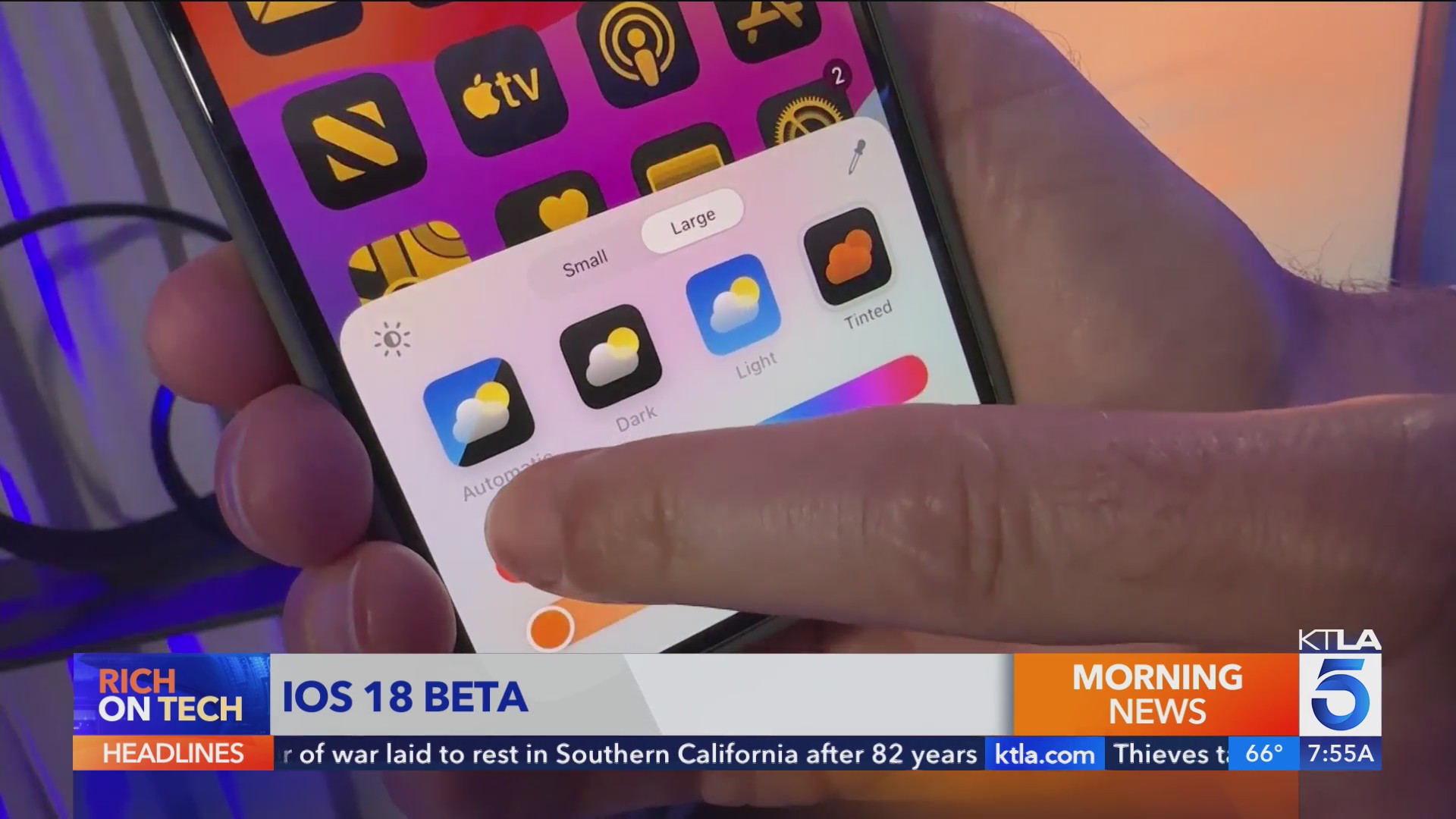 Hands on with new features coming to iPhone in iOS 18 Public Beta – KTLA