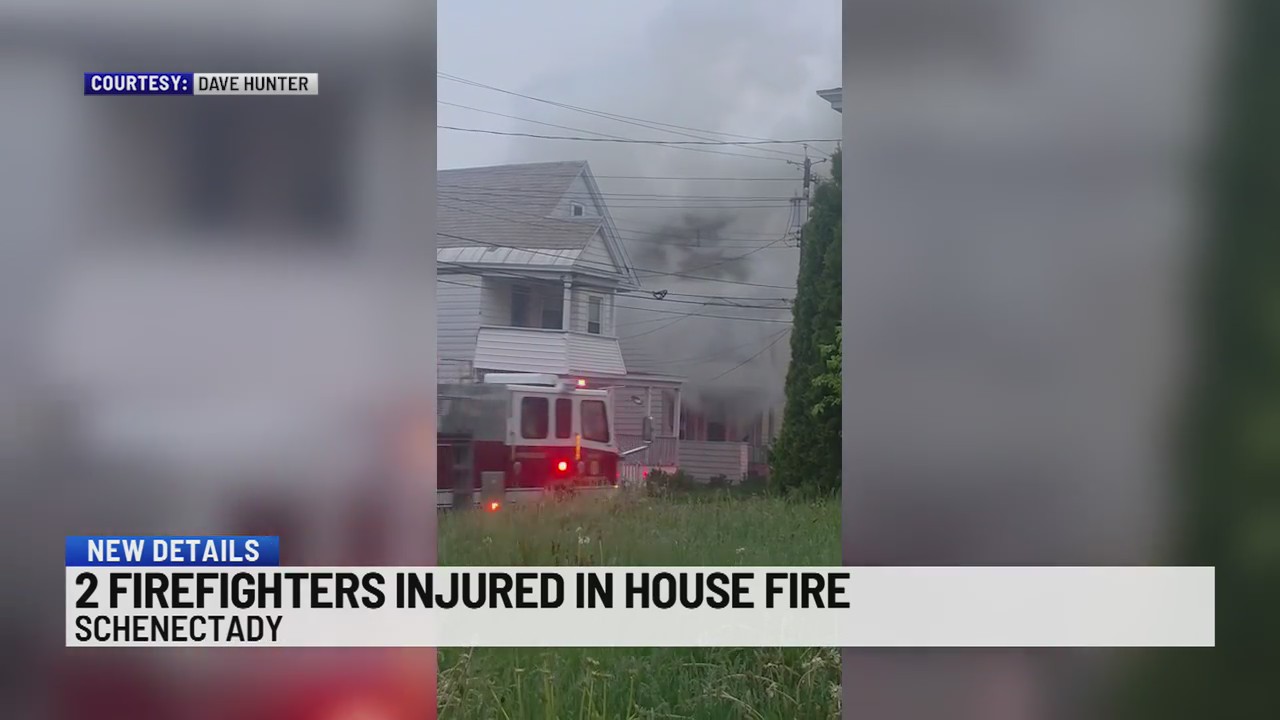 2 firefighters injured in house fire in Schenectady – NEWS10 ABC