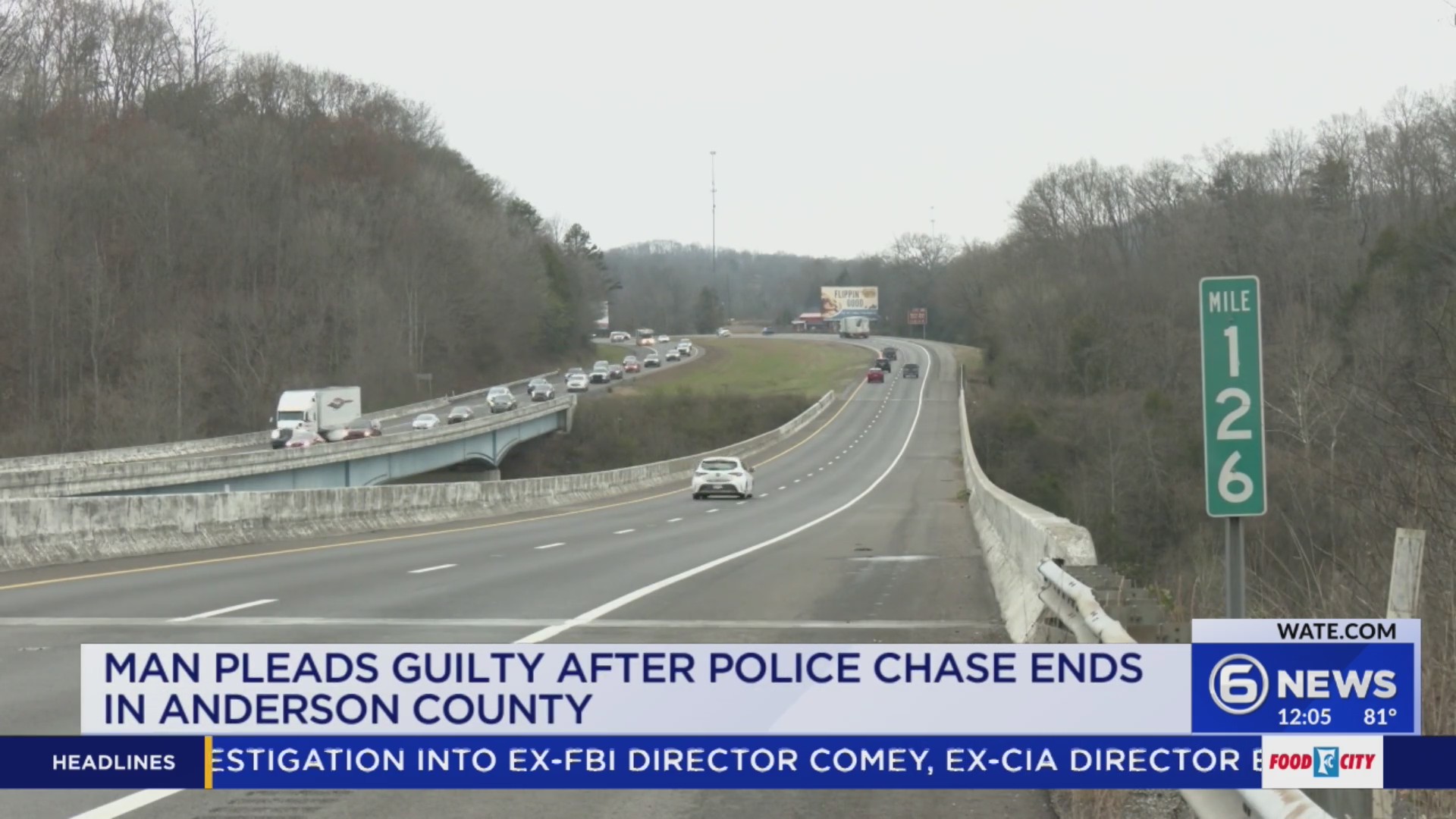 Man pleads guilty after police chase ends in Anderson County – WATE 6 ...