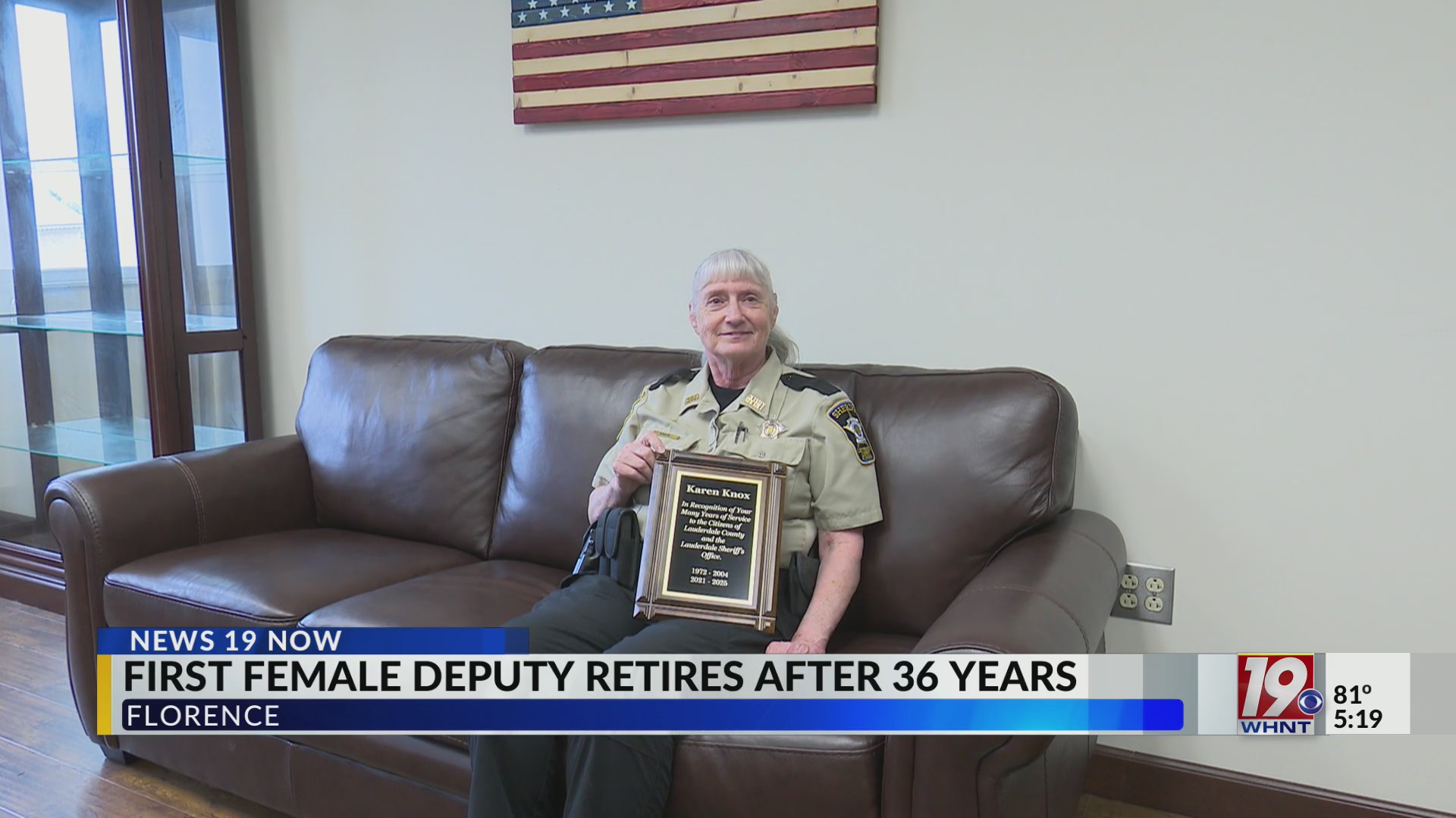 Rose Sullivan First Female Deputy Retires After 36 Years | Sept. 25, 2025 | News 19 ...