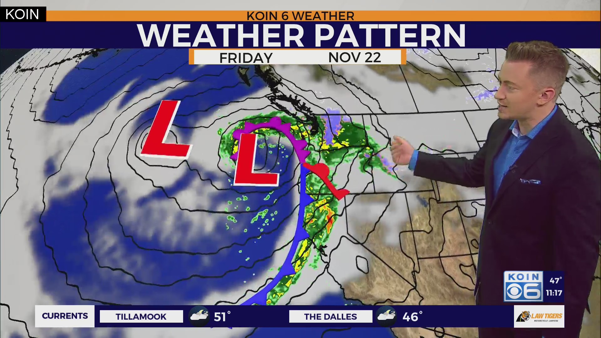 Wet, windy weather returns to the PNW Friday – KOIN.com