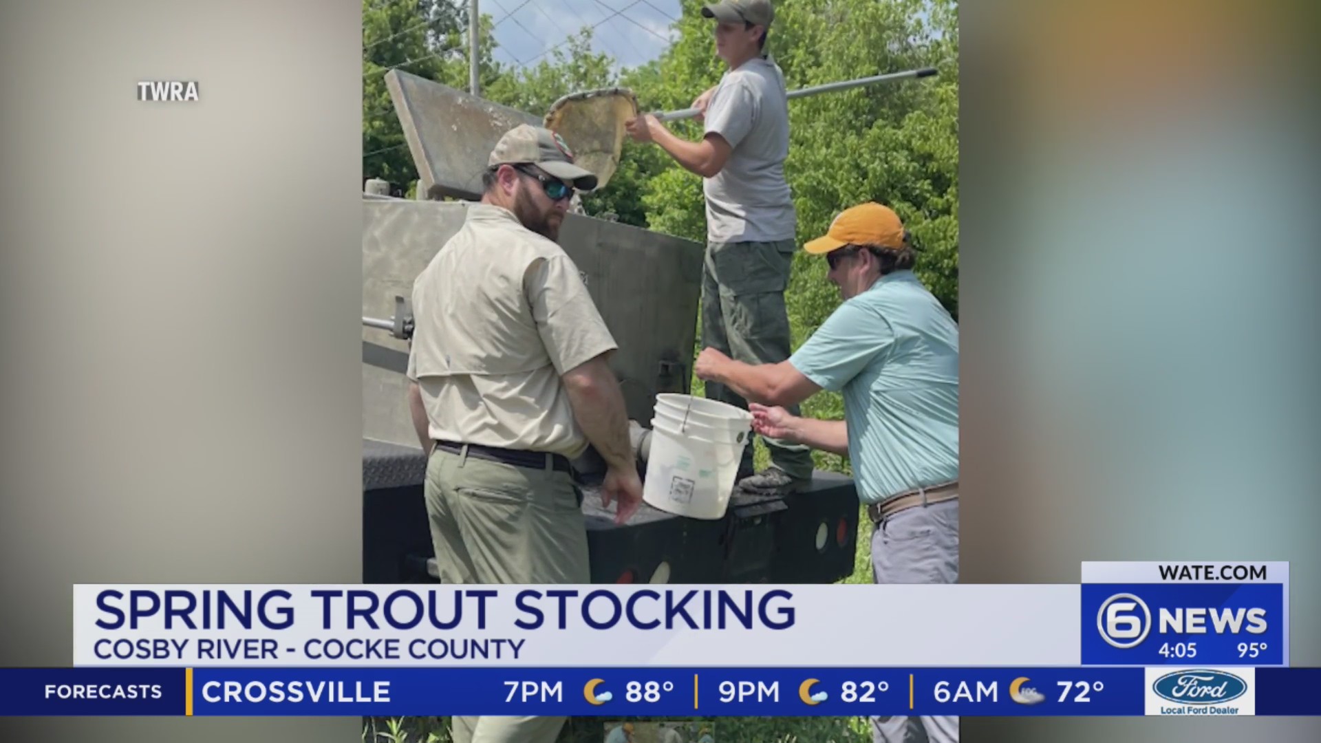 TWRA’s spring trout stocking concludes in Cocke County – WATE 6 On Your ...