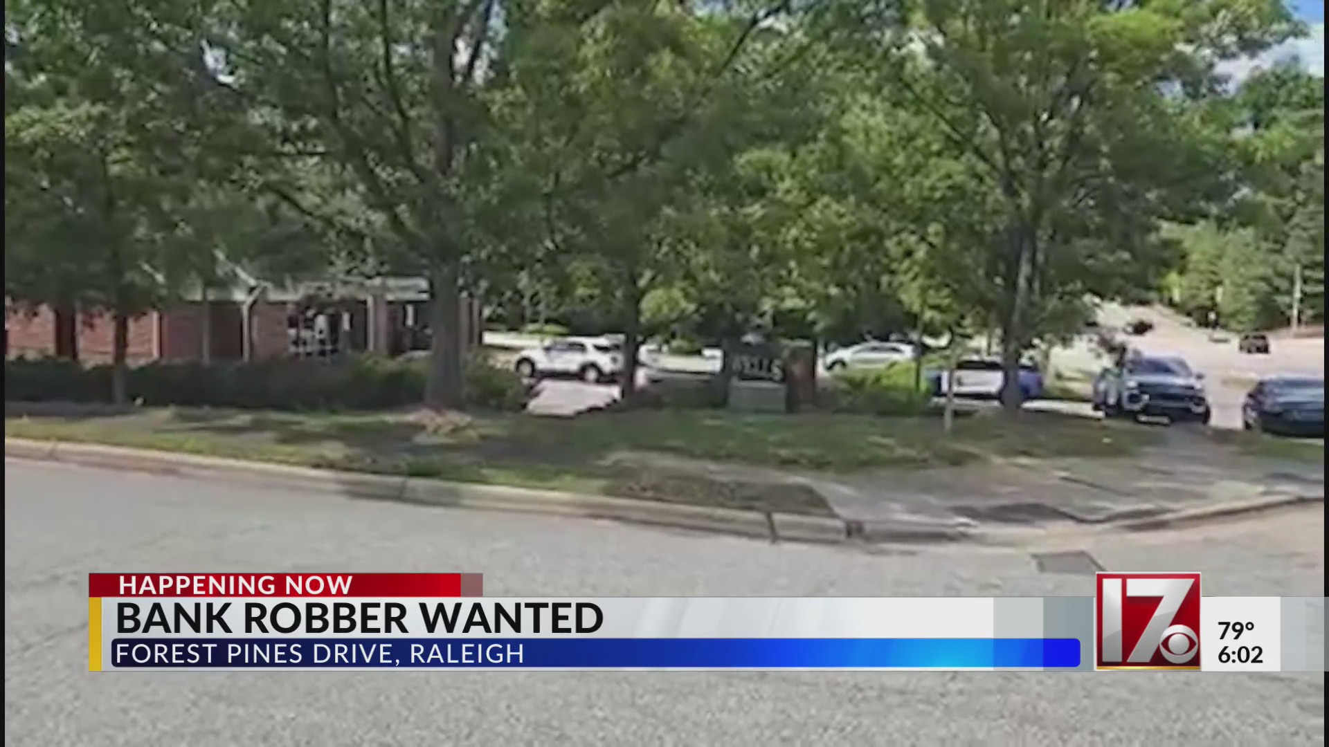 Suspect wanted in Raleigh bank robbery – CBS17.com