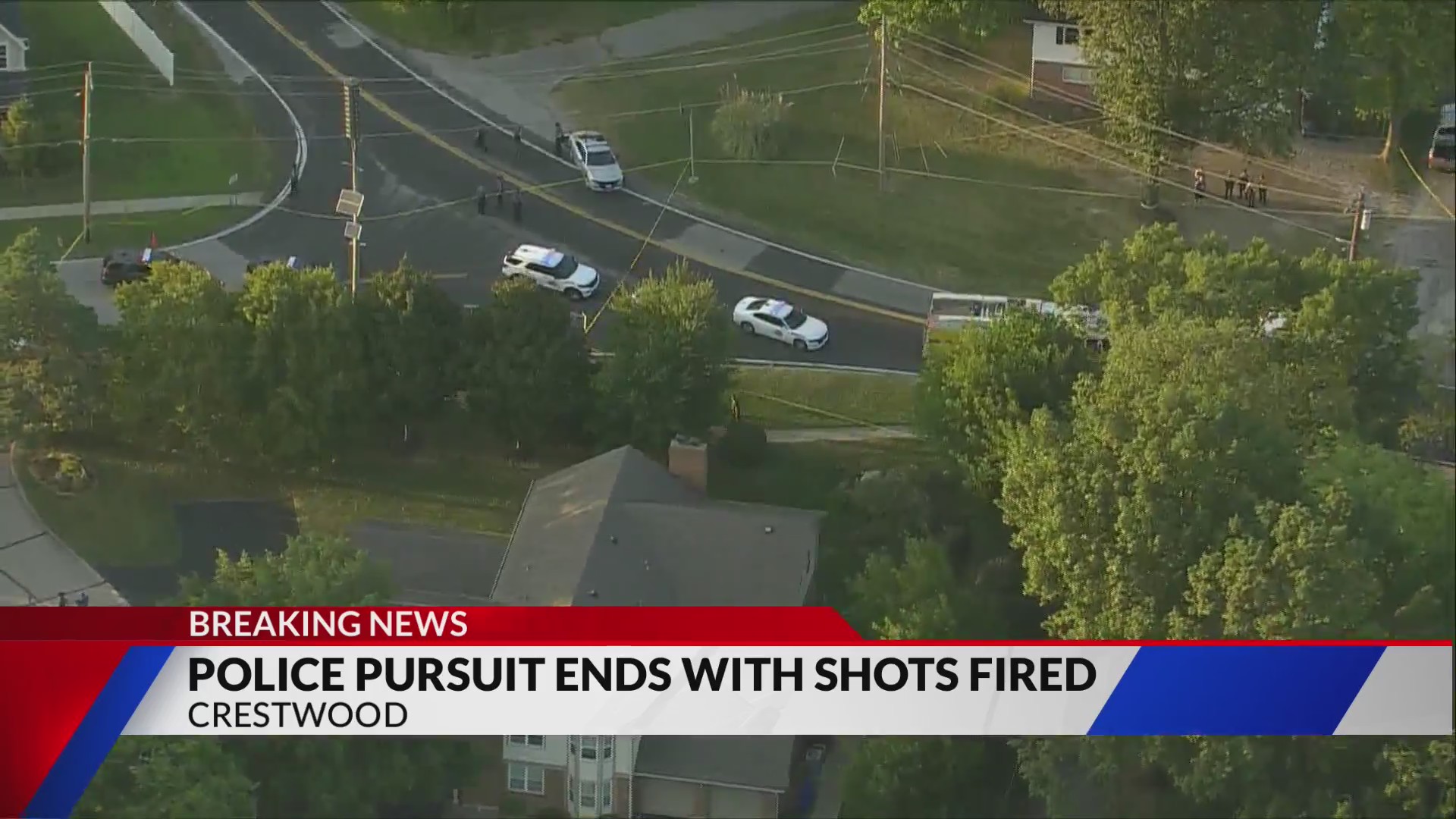 Large police presence after apparent crash, possible shots fired in ...