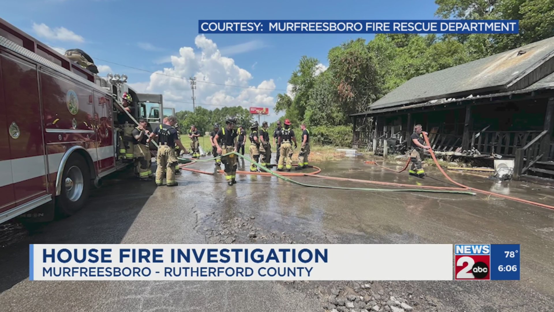 House fire investigation in Murfreesboro – WKRN News 2