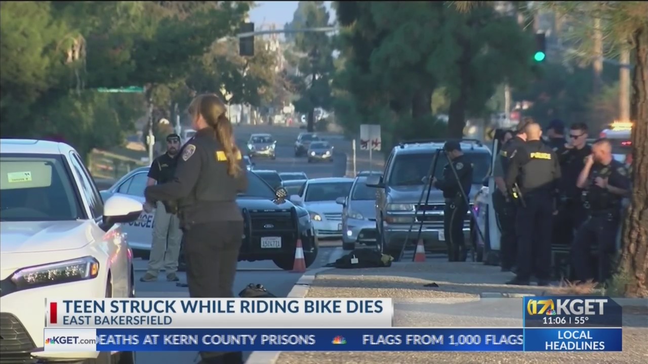 Teen dies after being struck by vehicle in east Bakersfield – KGET 17 News