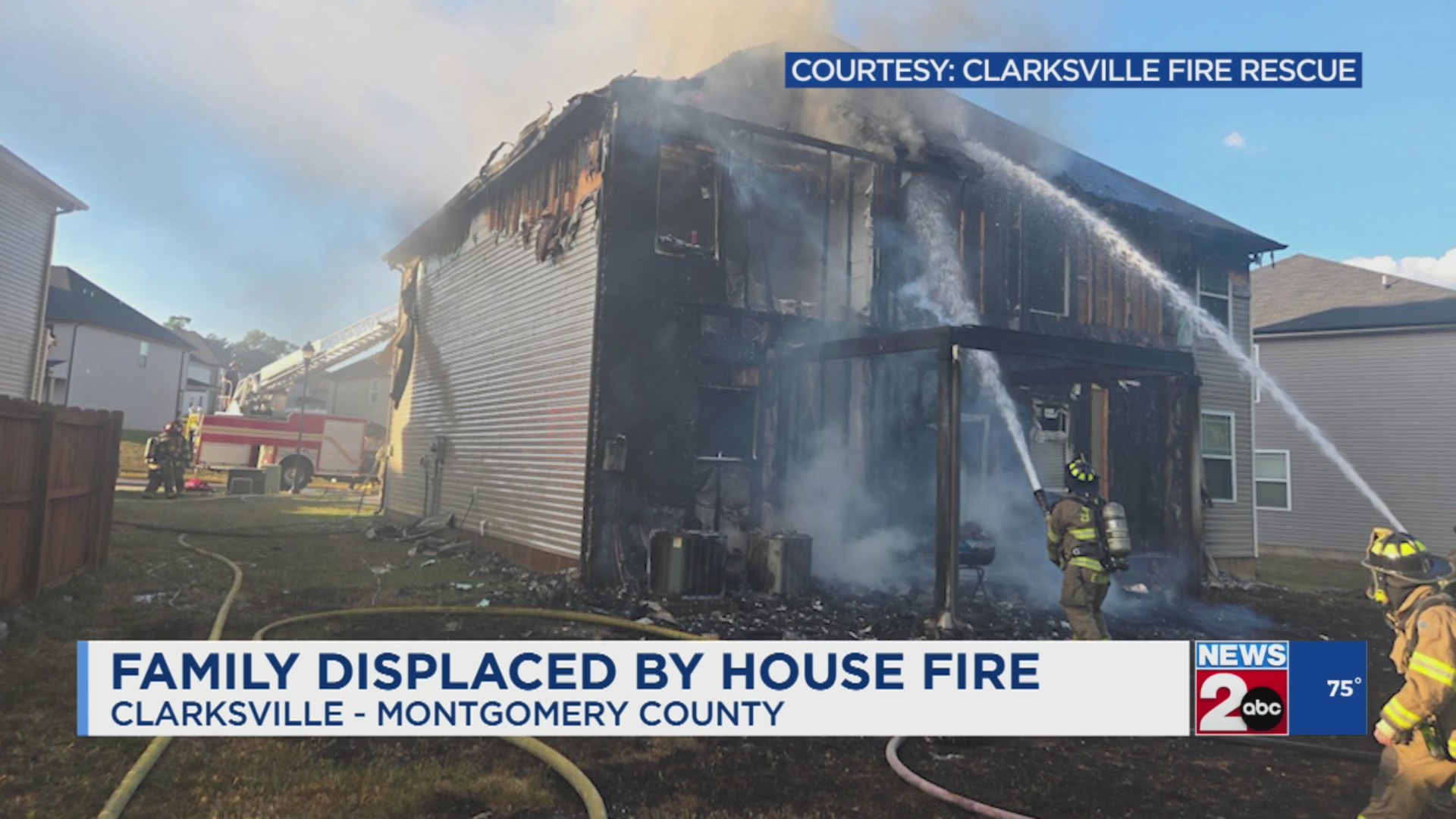 Family displaced by Clarksville house fire – WKRN News 2