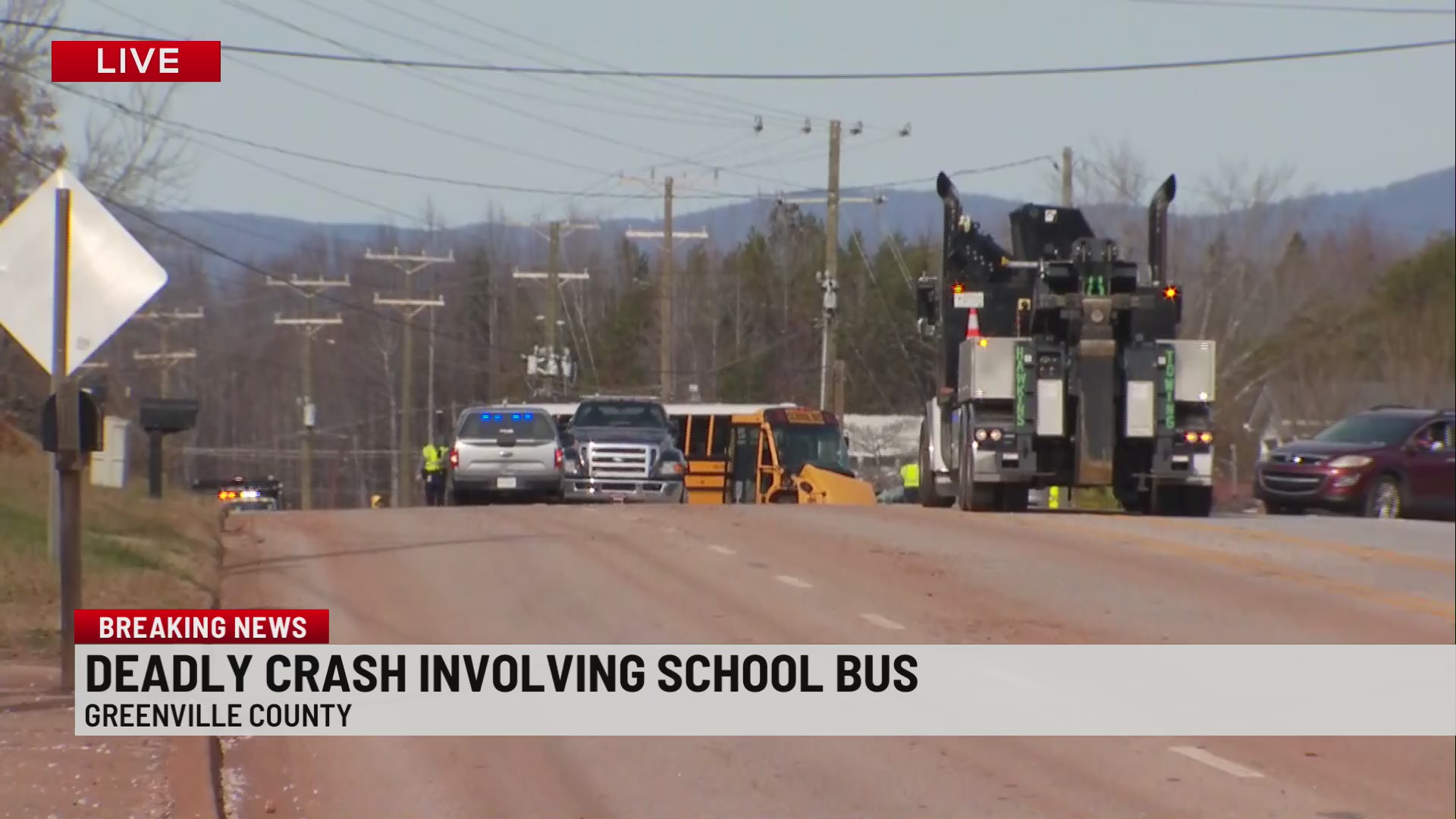 Driver dead in head-on crash involving school bus in Greenville Co ...