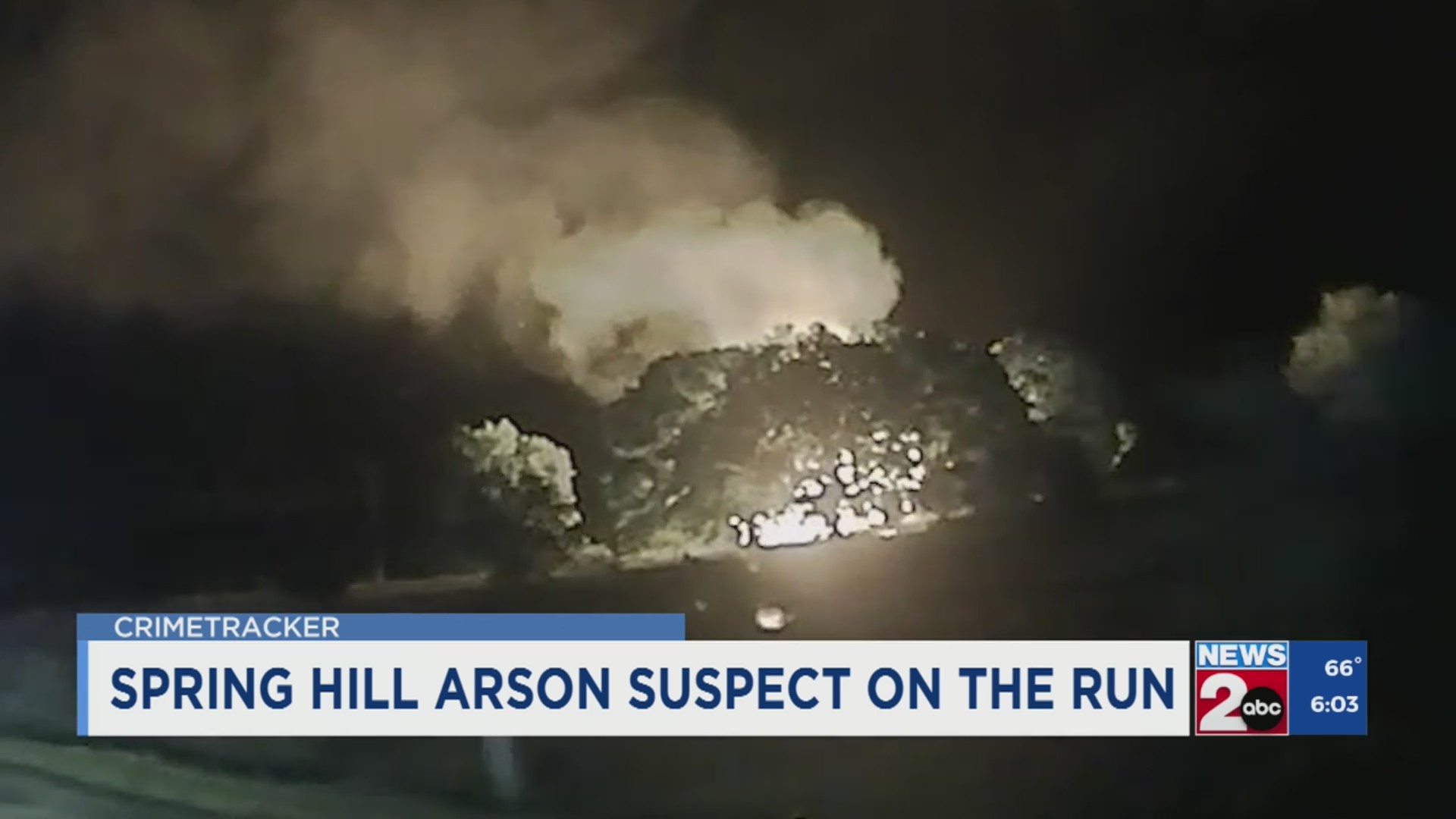 Spring Hill arson suspect on the run – WKRN News 2