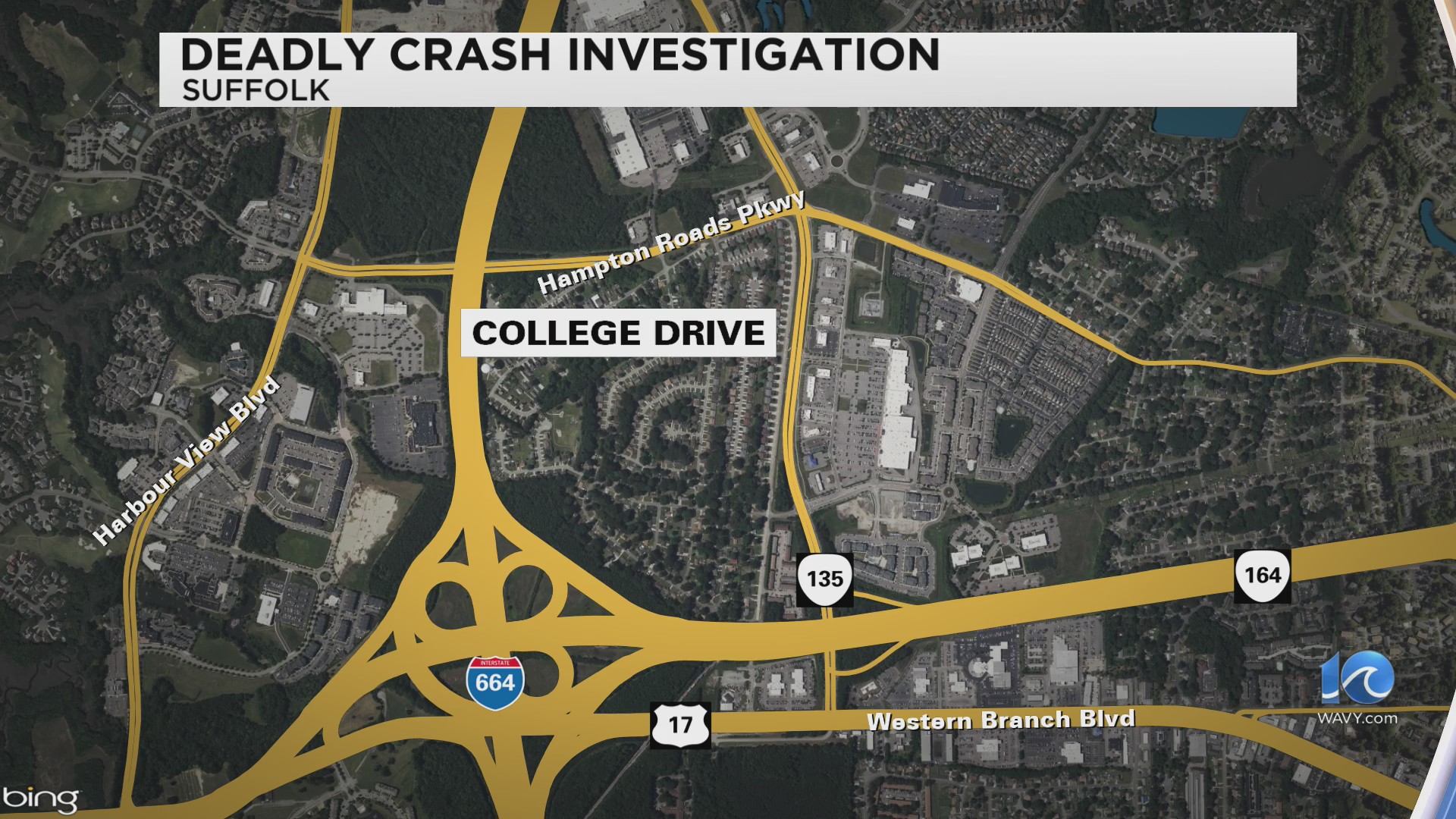 Police: Woman killed after losing control of motorcycle in Suffolk ...