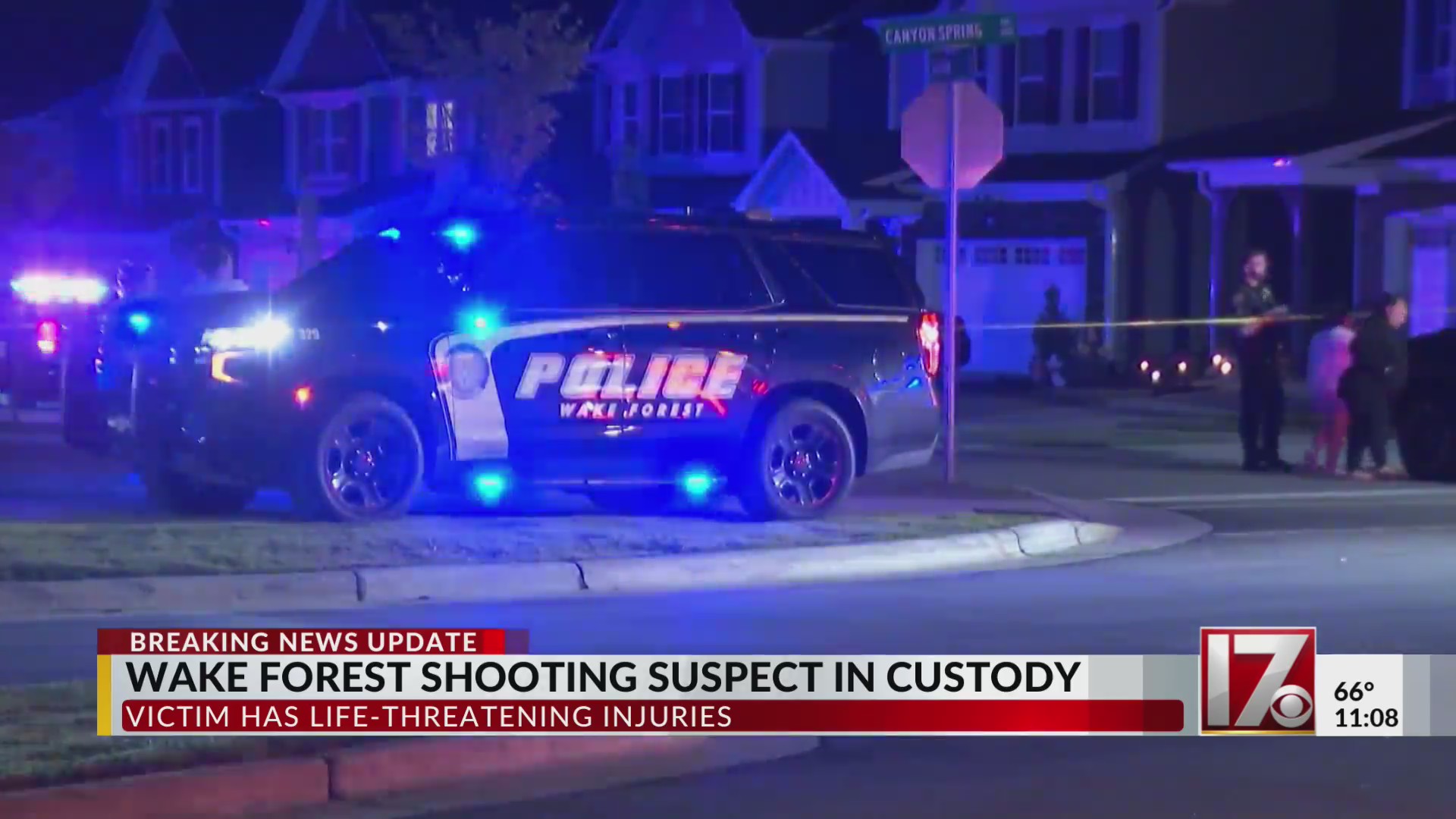 1 arrested, victim critical in Wake Forest shooting – CBS17.com