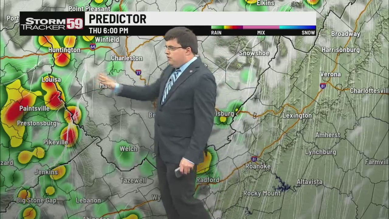 Scattered showers & storms tonight; Friday stays unsettled with more ...