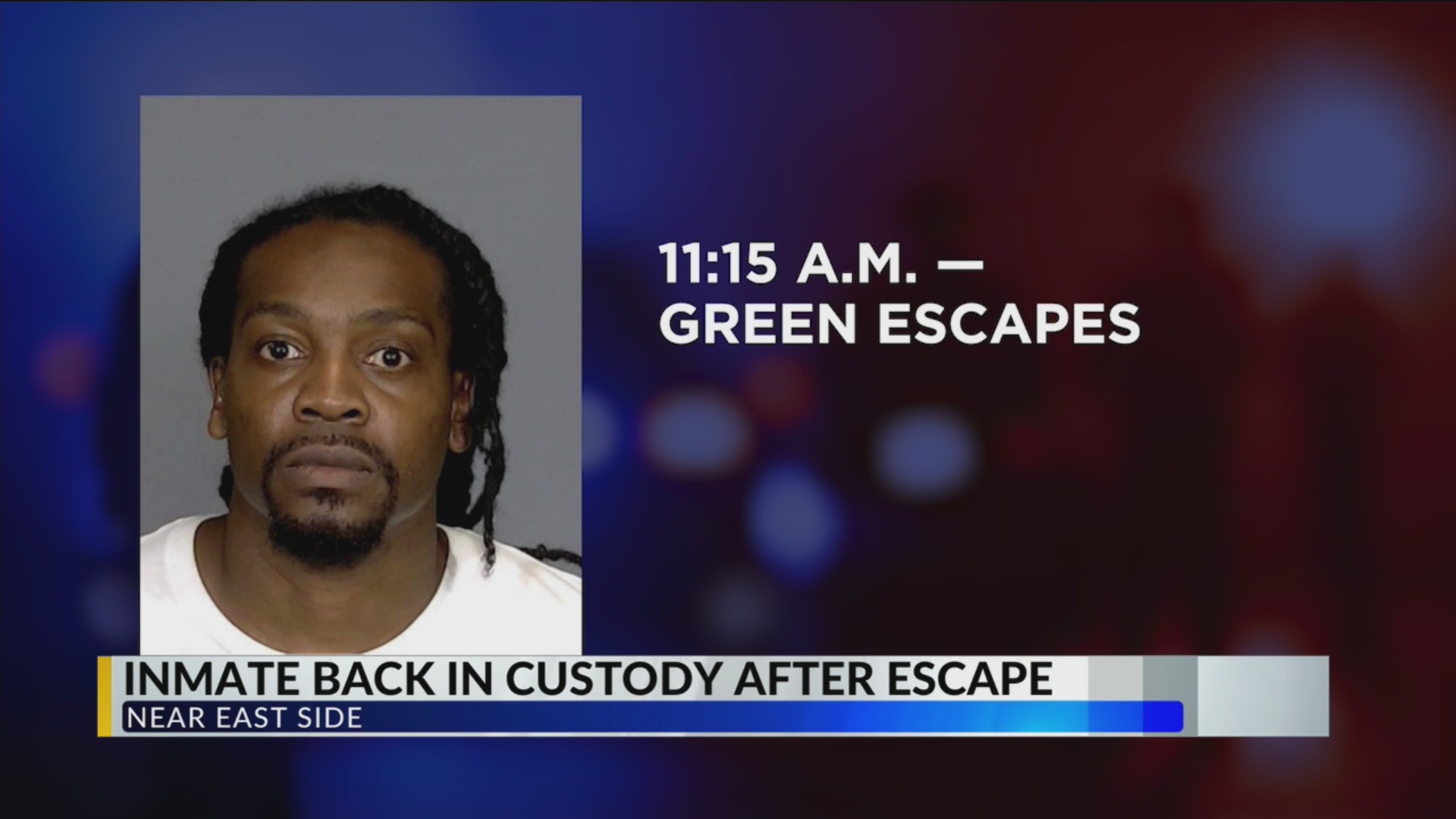 Escaped inmate captured after jumping out of jail transport van – Fox 59