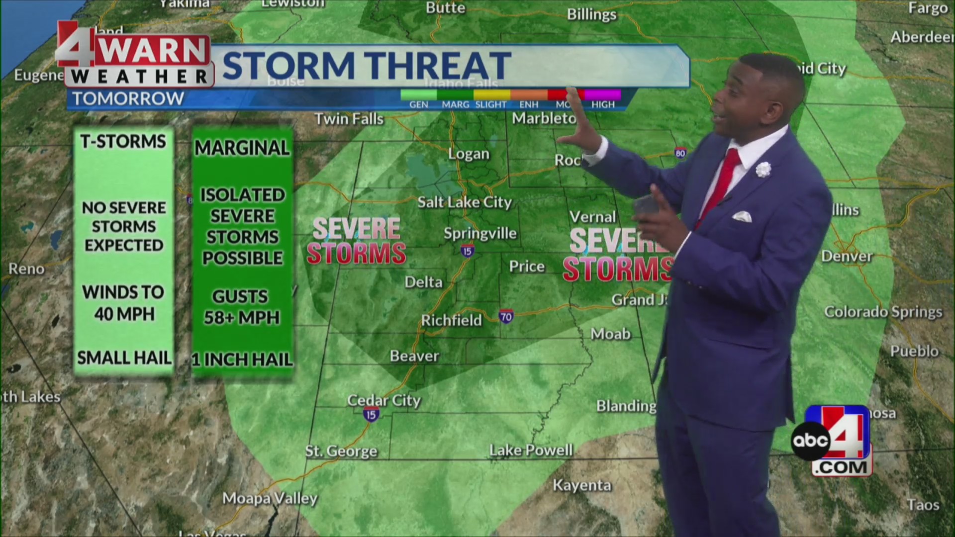 Gusty winds and high fire danger on Labor Day – ABC4 Utah