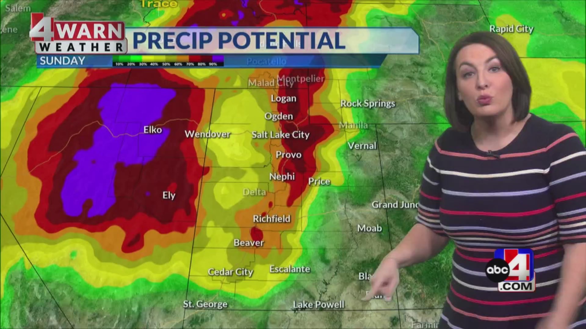 We get a warm dry start to the weekend but a cool and rainy end – ABC4 Utah