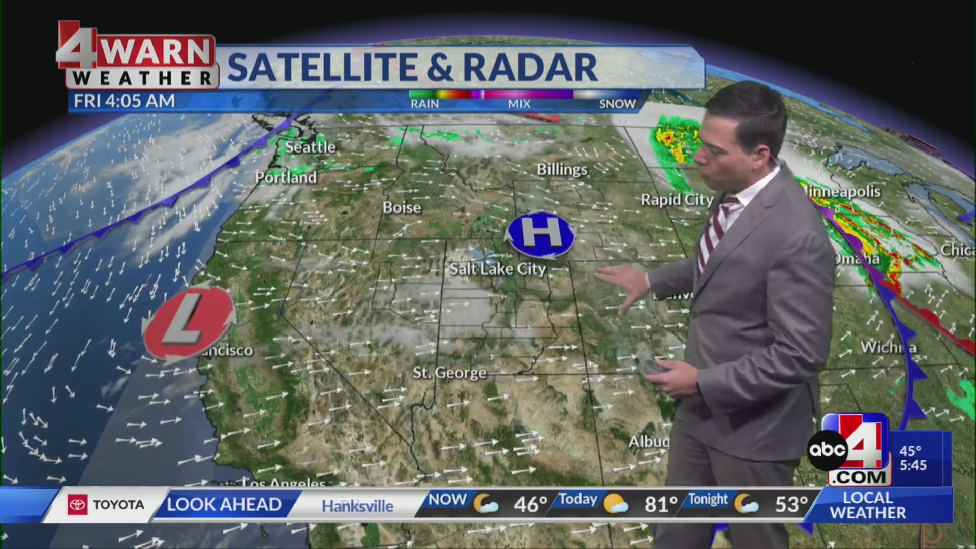 Increasing showers and storms Friday evening – ABC4 Utah