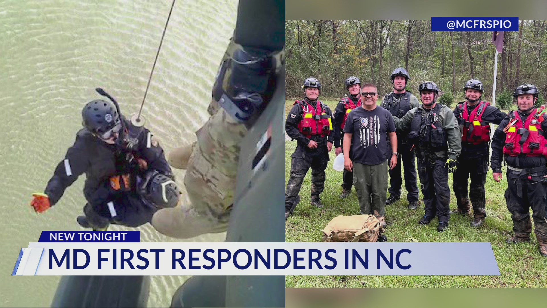 Maryland crews make rescues in North Carolina amid Hurricane Helene