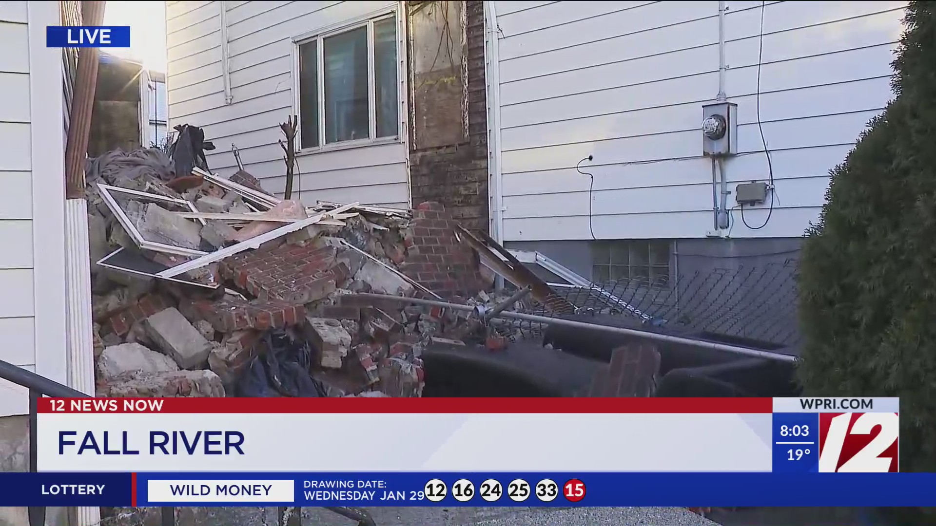 5 displaced, teen injured after chimney collapses in Fall River – WPRI.com