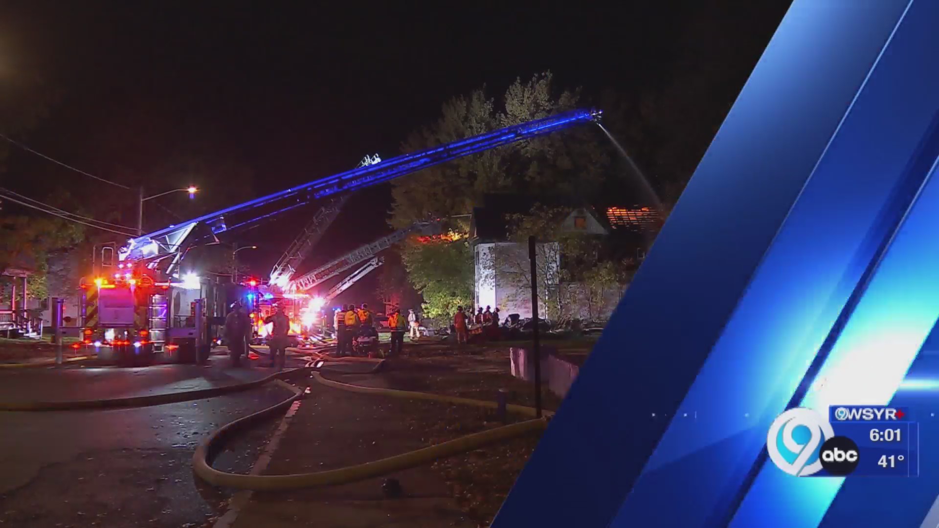 Syracuse fire crews battle early morning house fire – WSYR
