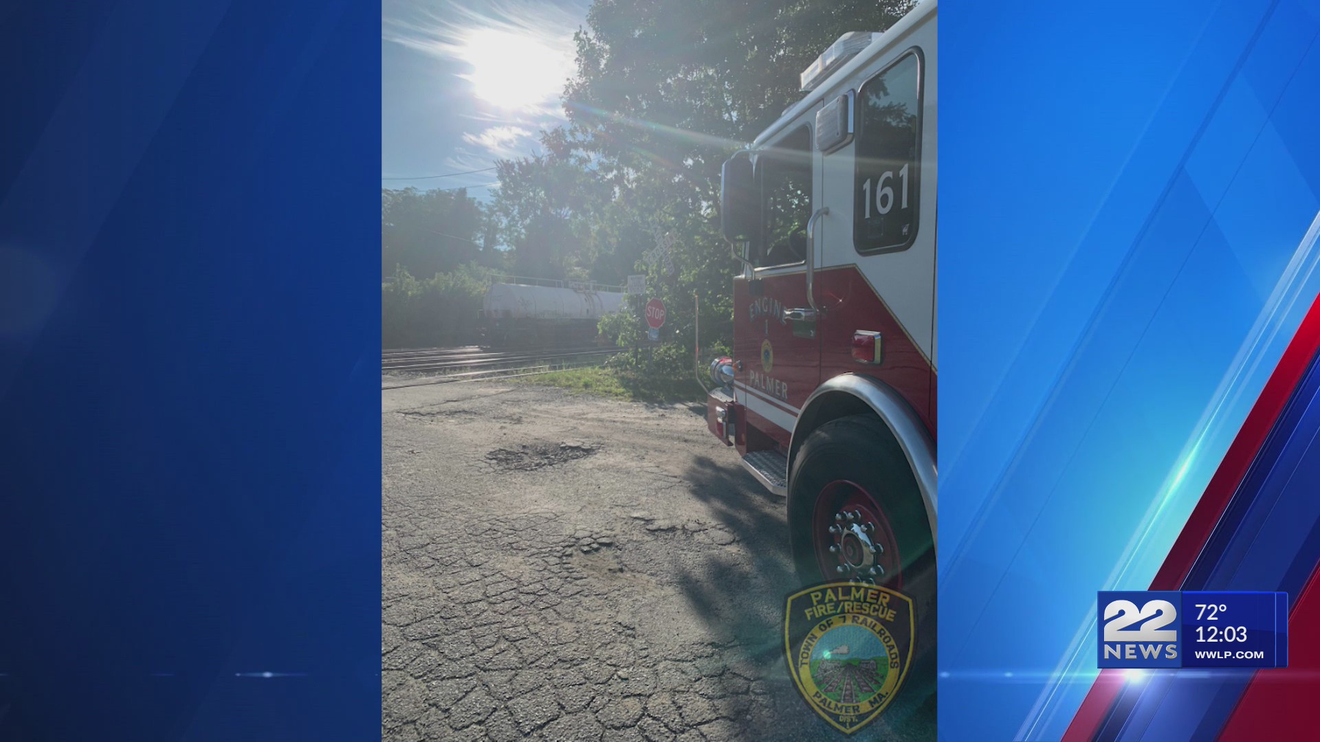 Palmer fire called to carbon dioxide leak on railroad tracks – WWLP