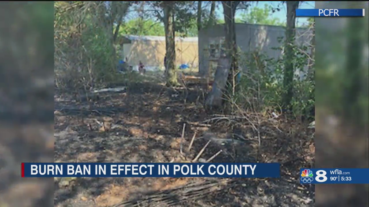 Hot, dry conditions force officials to issue burn ban in Polk County – WFLA