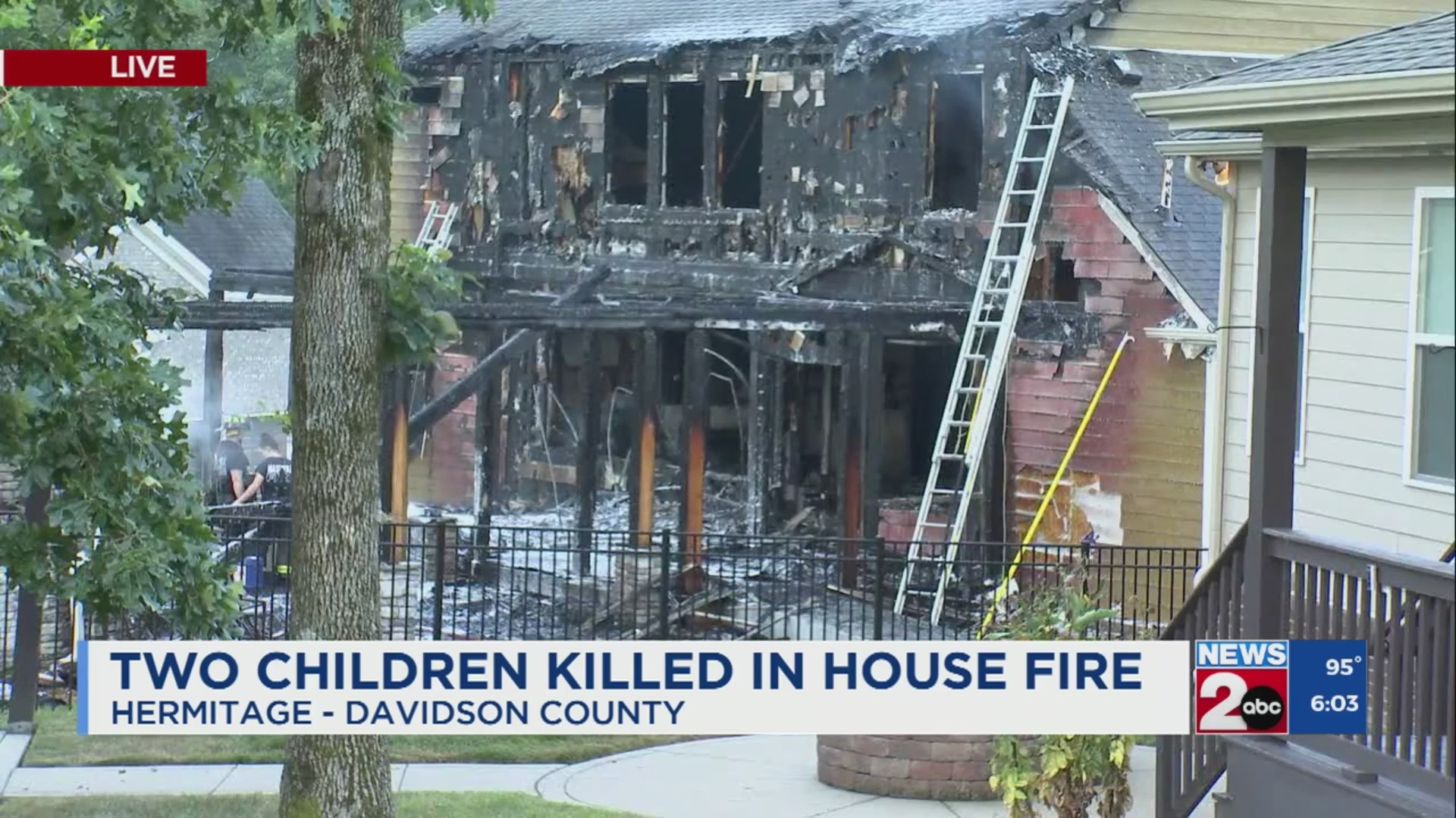 Two children killed in Hermitage house fire – WKRN News 2