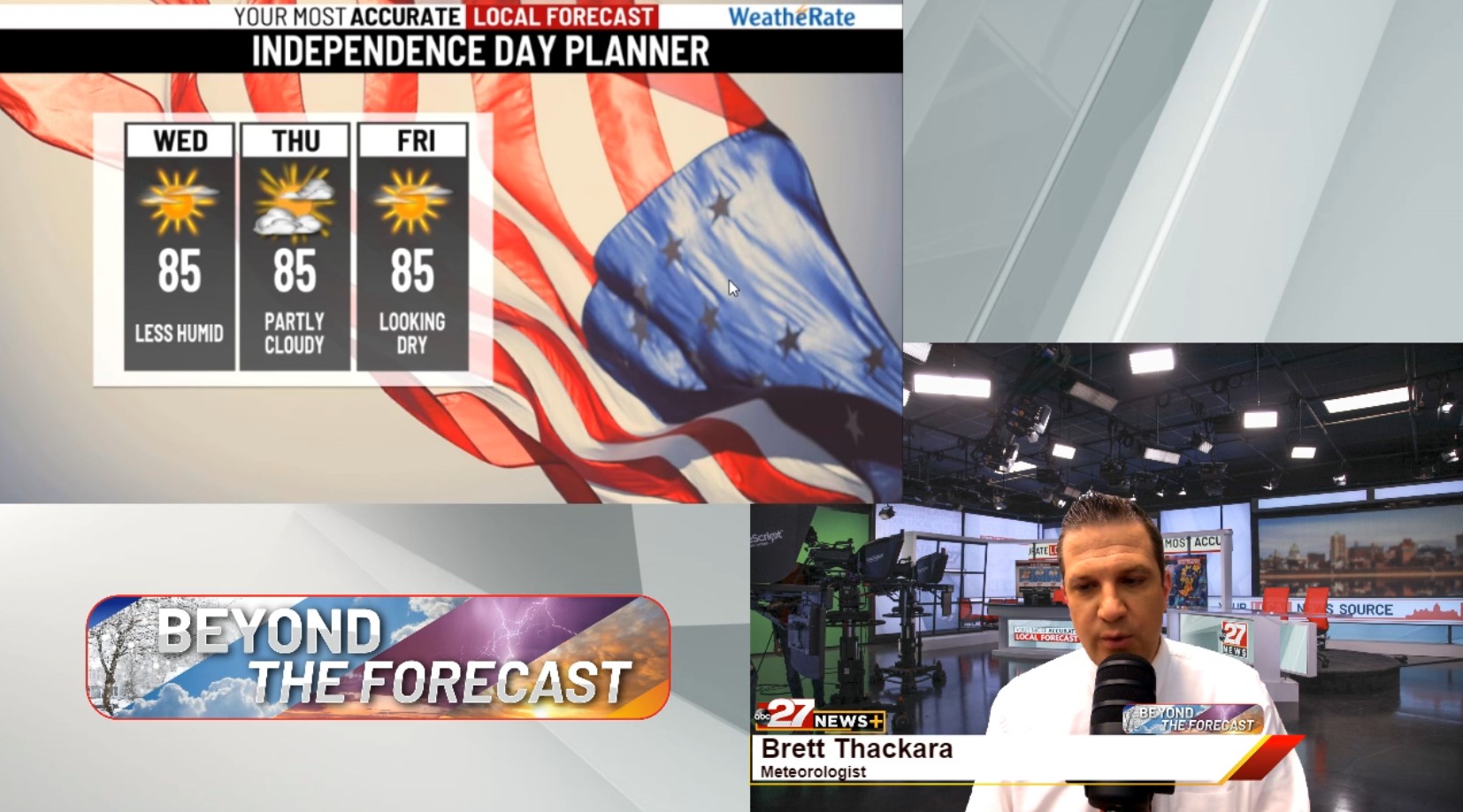 Brett’s Thursday Morning Beyond The Forecast: July 4th Forecast – ABC27