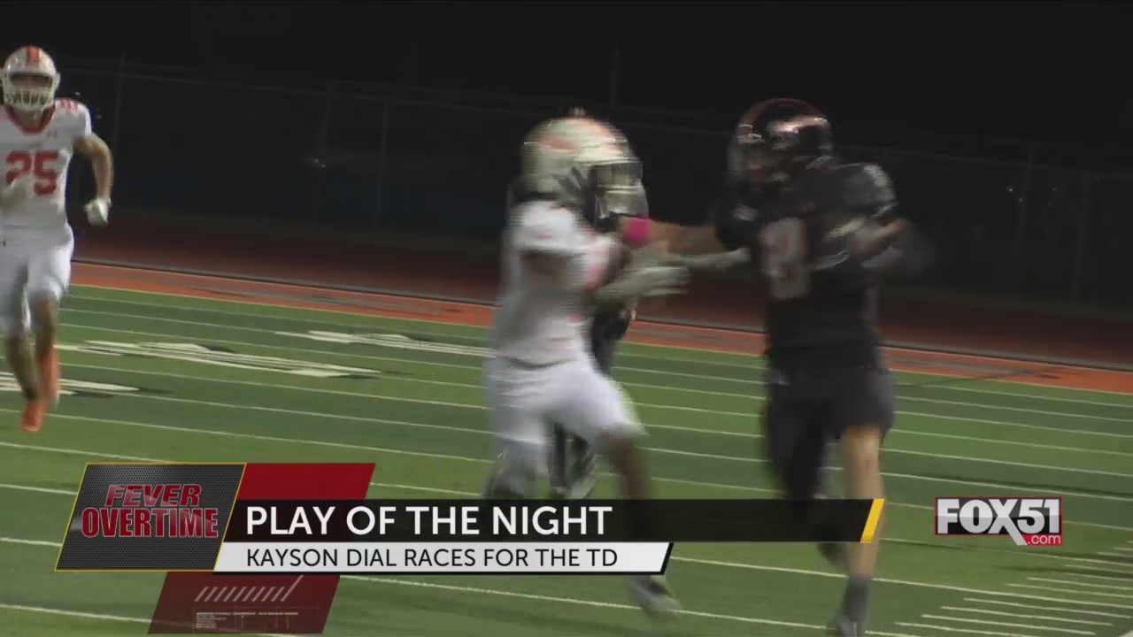 Play of the Night Westwood’s Kayson Dial runs in for the score KETK