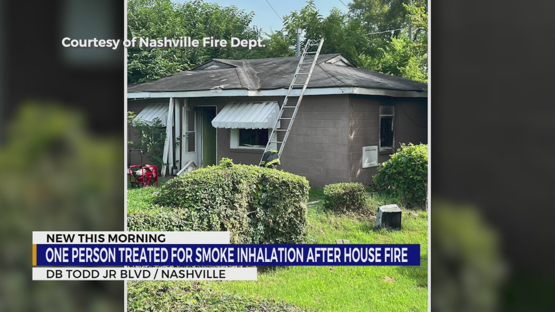 1 treated for smoke inhalation after house fire – WKRN News 2