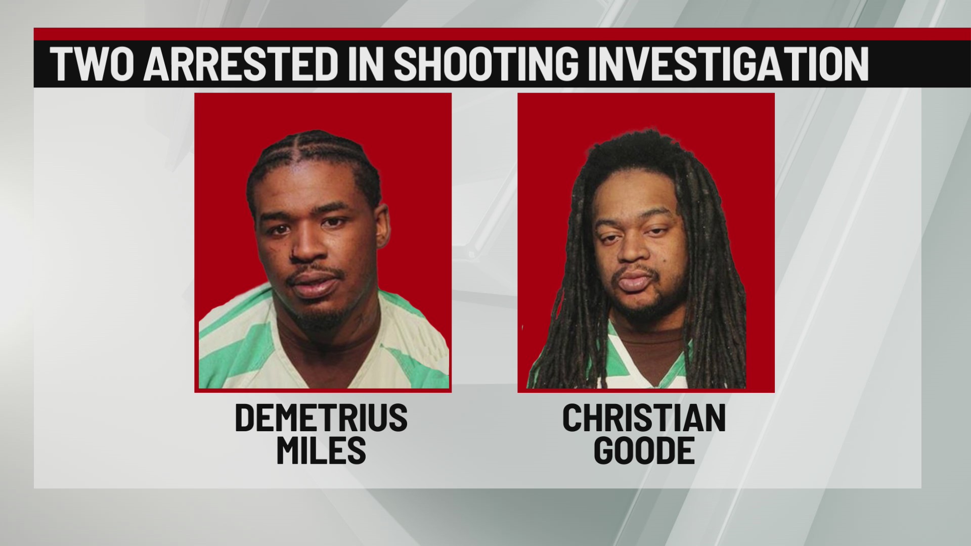 2 men arrested in connection to Saturday shooting that injured one ...