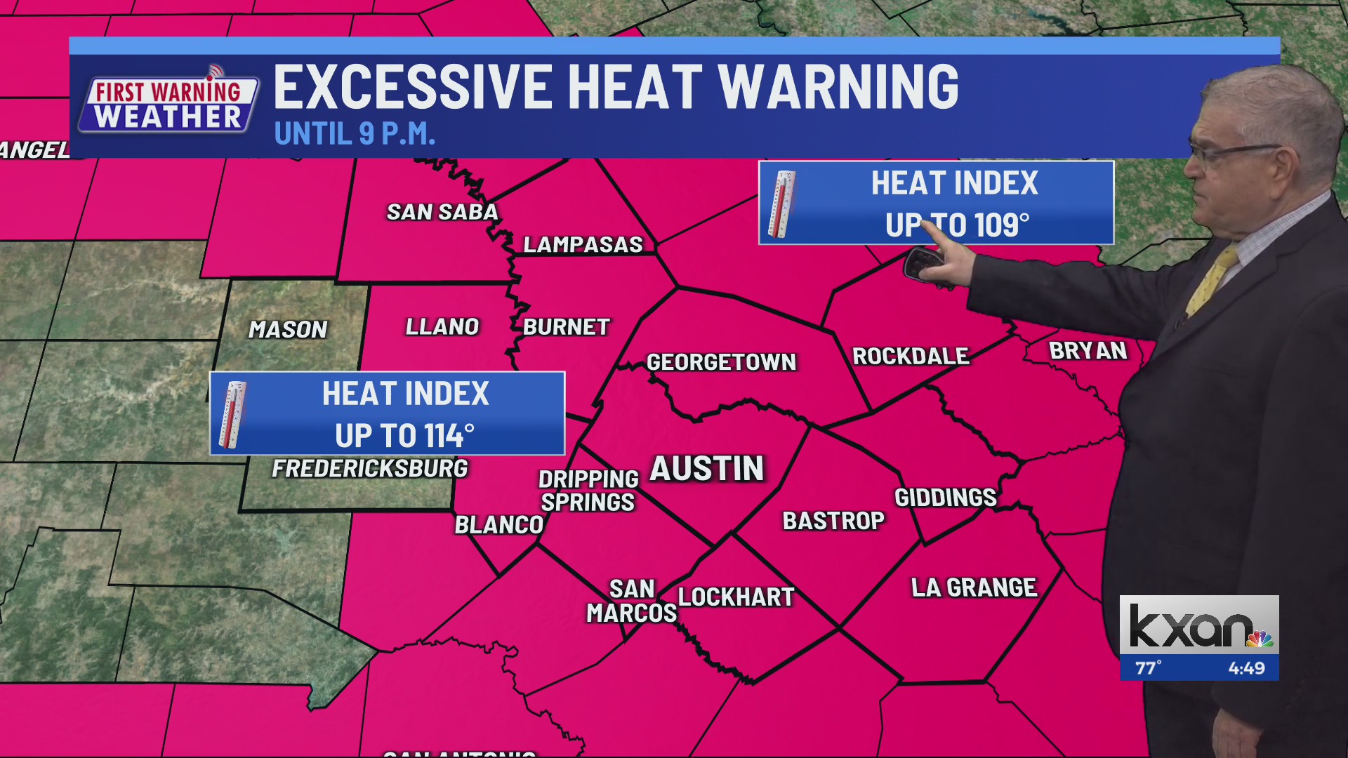 KXAN Wednesday morning First Warning Weather Forecast – KXAN Austin