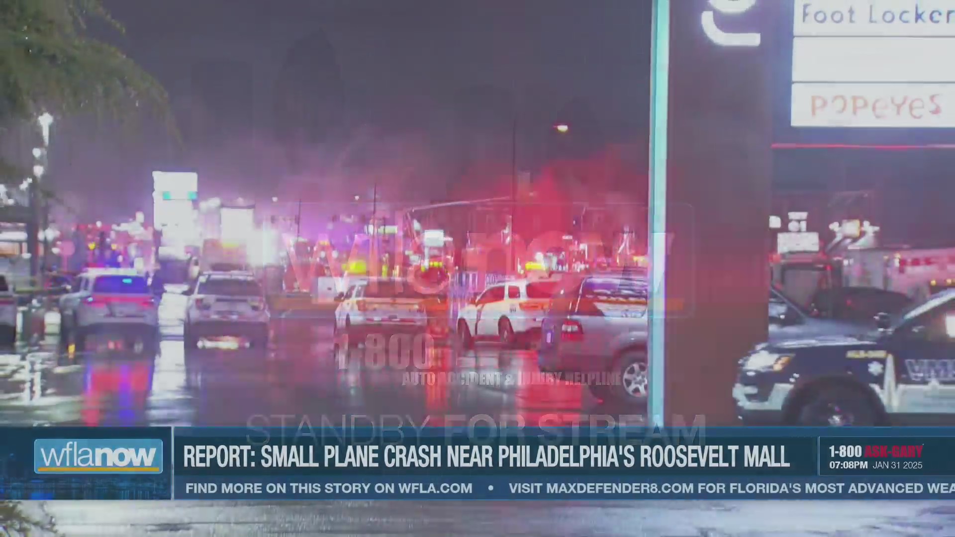 Small plane crashes near Roosevelt Mall in Philadelphia - WFLA